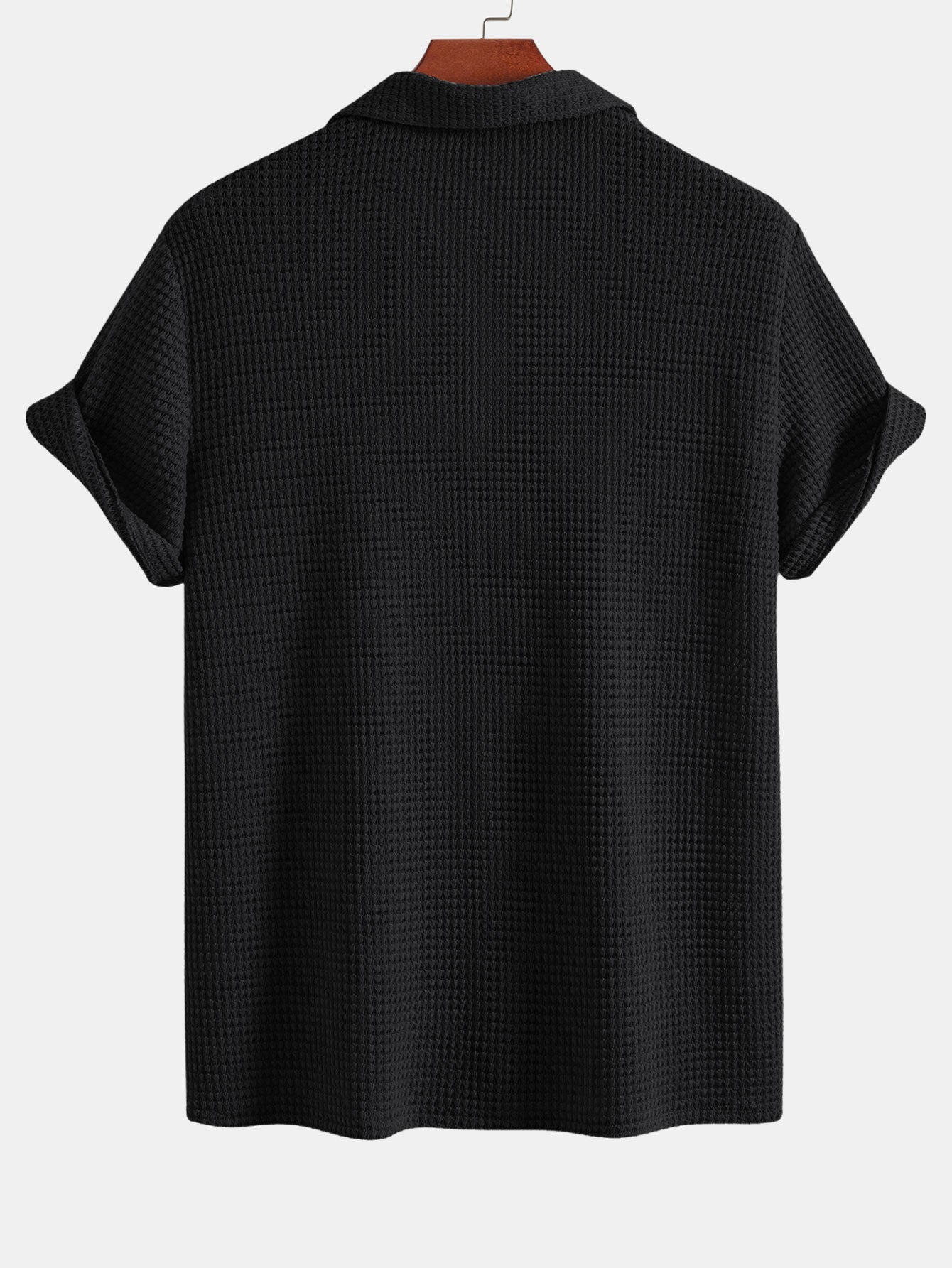Camisa Waffle Textured Cuban