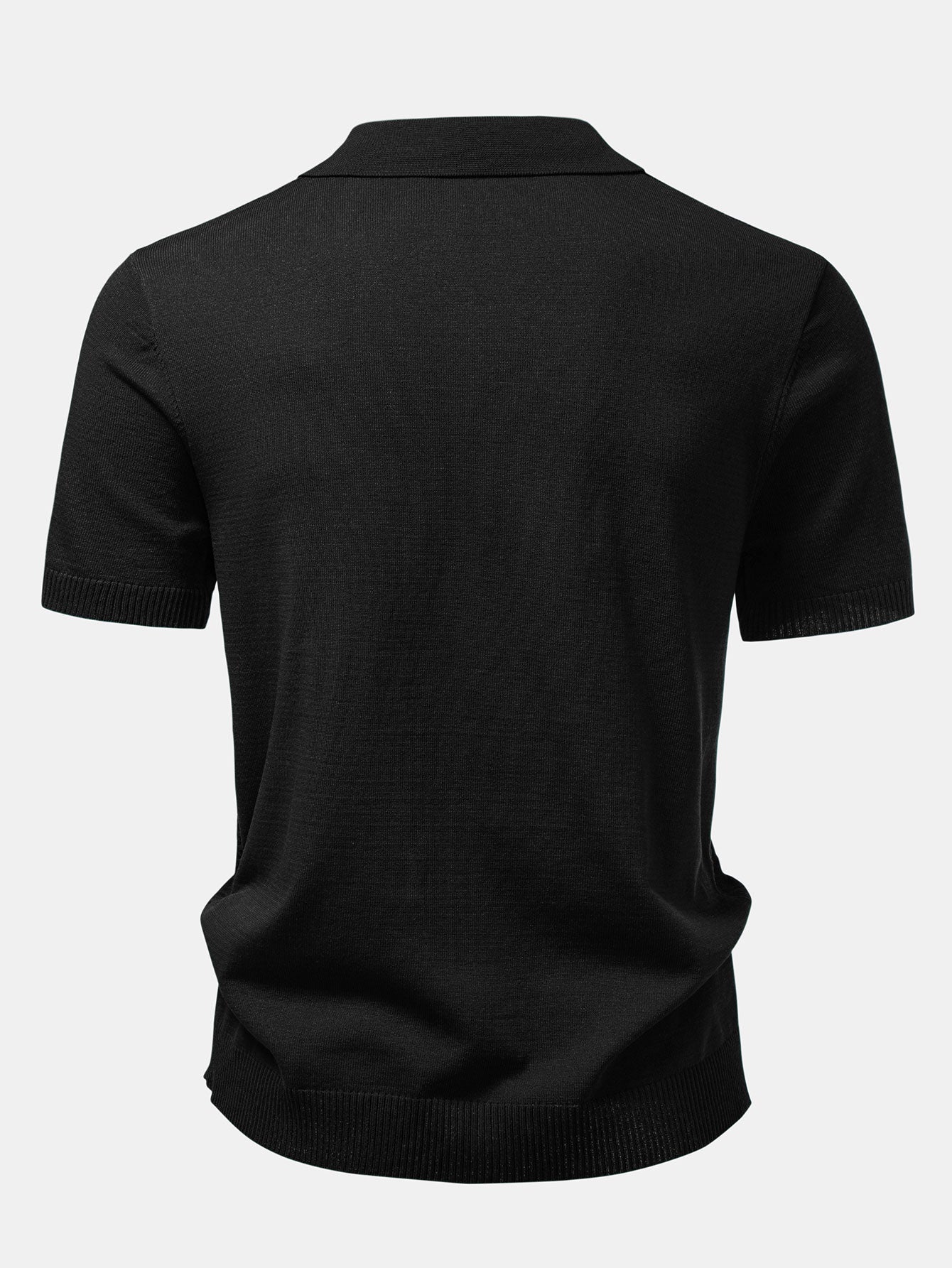 Textured Jacquard Button Up Knicamiseta