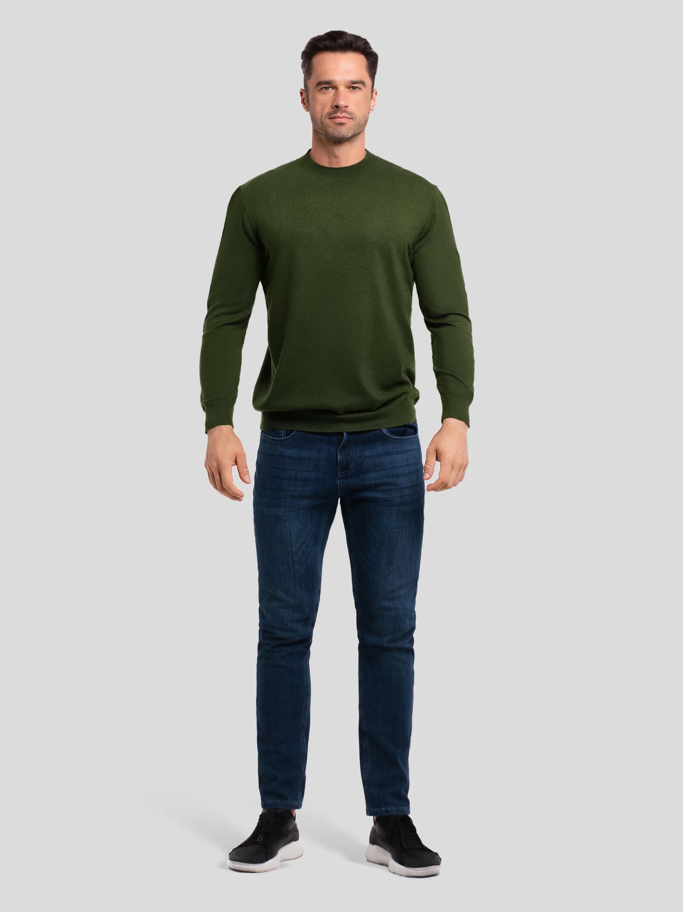 Gentletejido cuello redondo Sweater