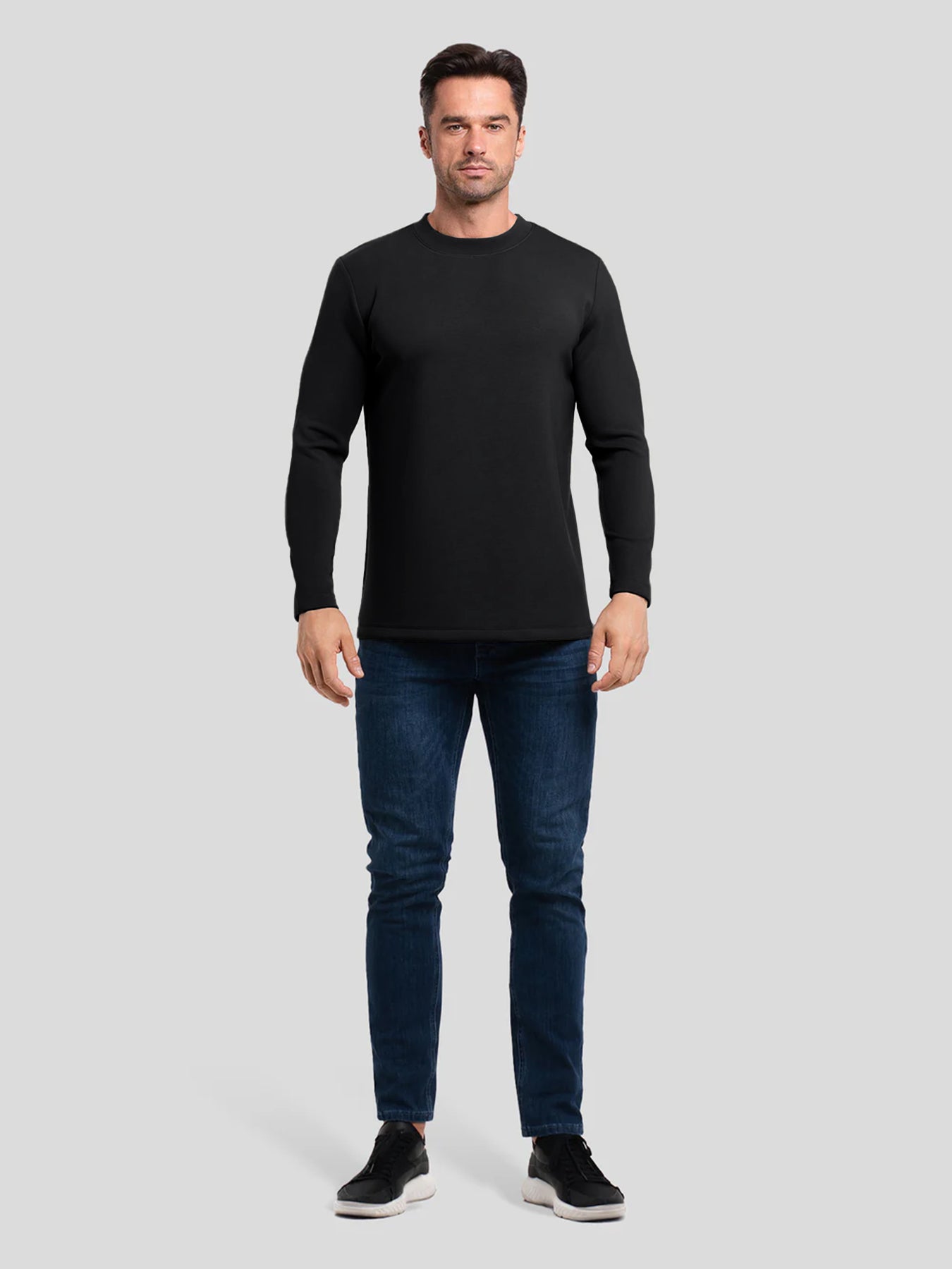 Modal Blend de manga larga Tee