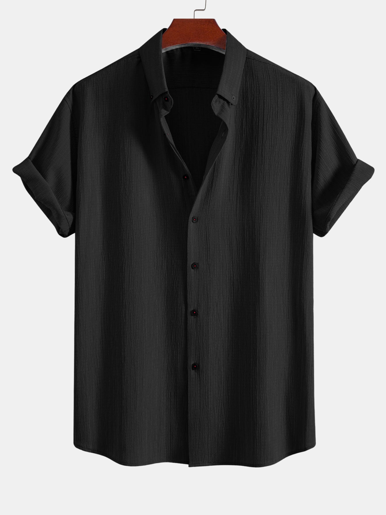 Camisa Crinkled Textured con botones