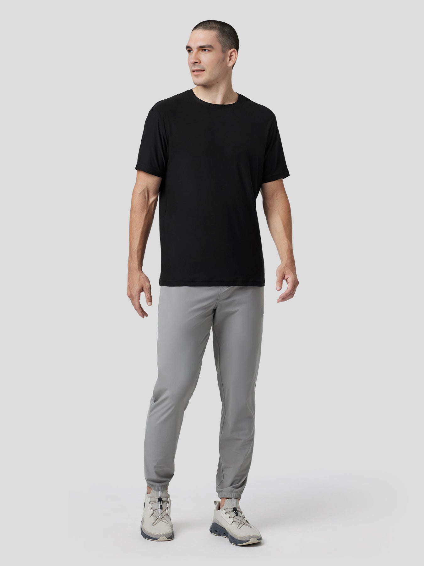 Velou cuello redondo Tee
