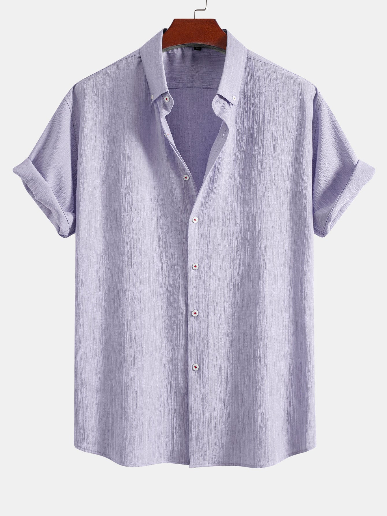 Camisa Crinkled Textured con botones