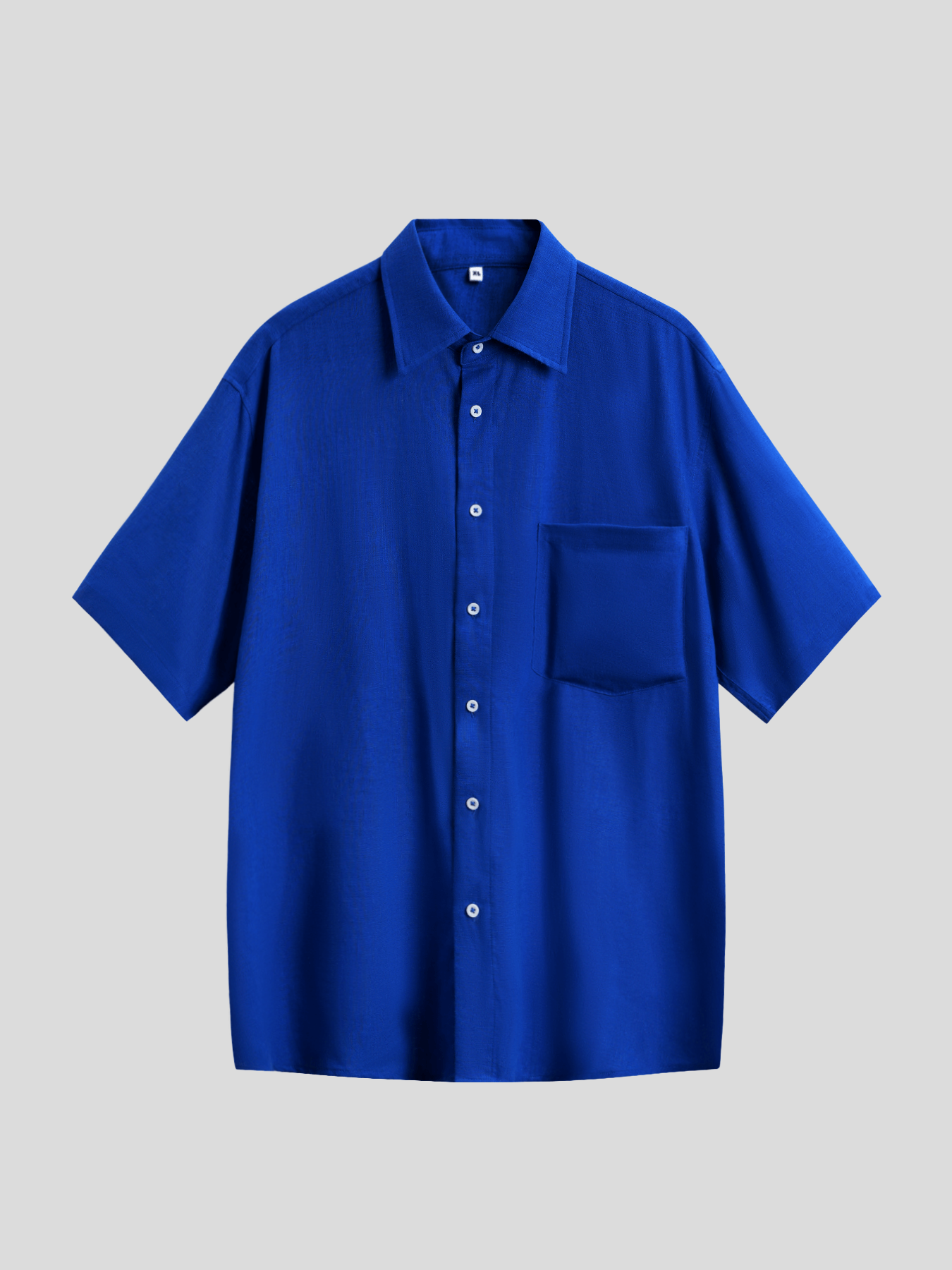 Camisa DreamWear Italian de lino de manga corta