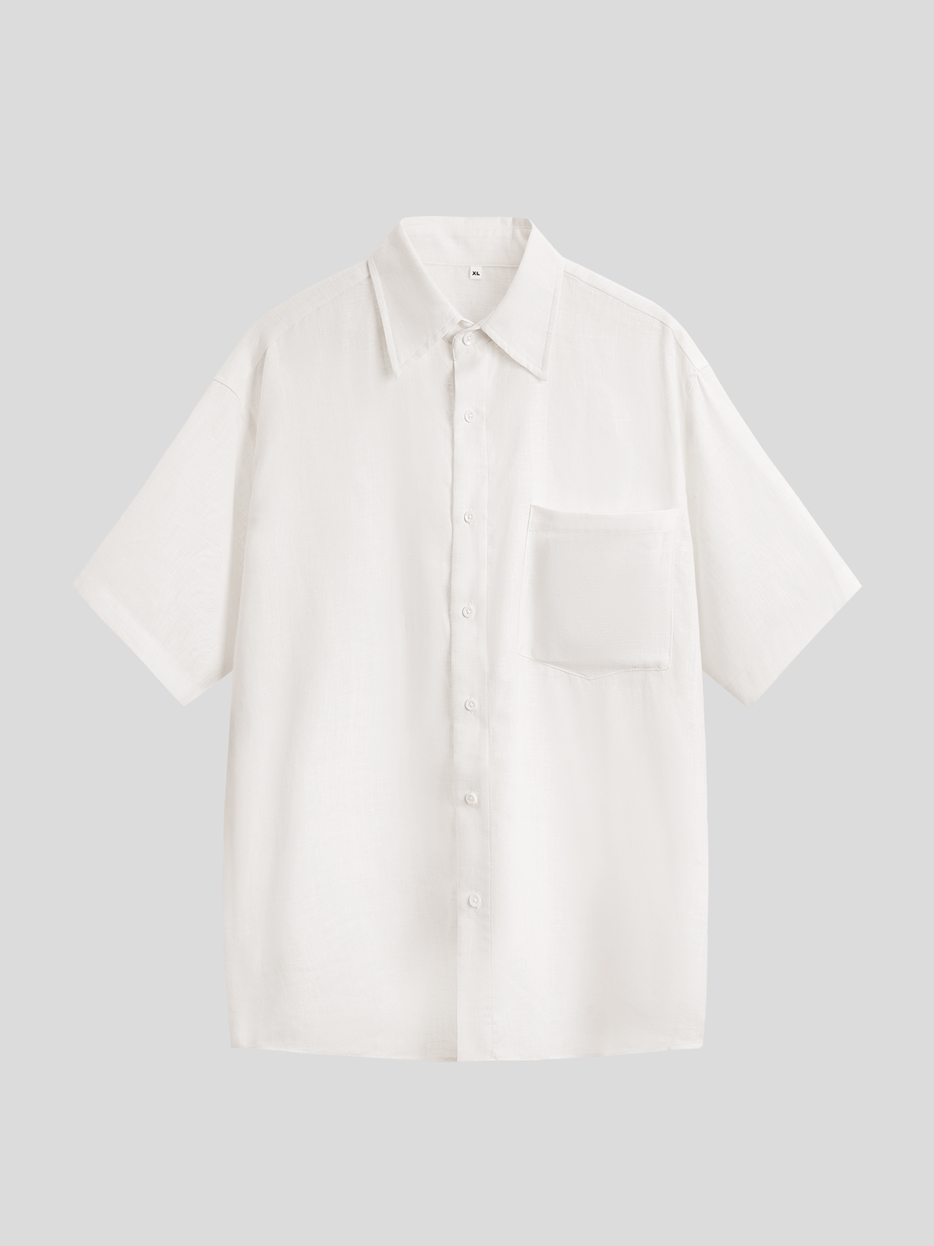 Camisa DreamWear Italian de lino de manga corta
