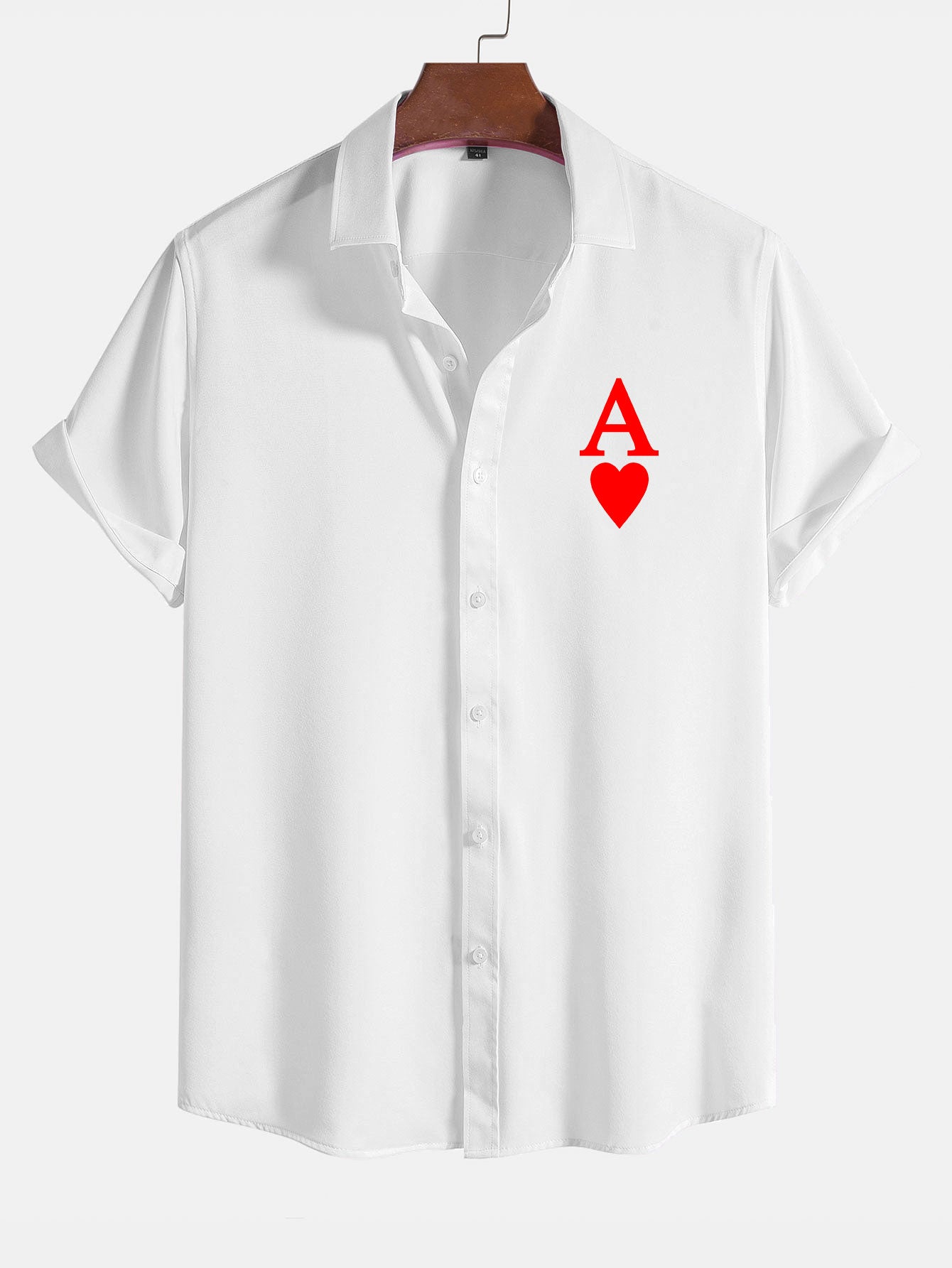 Poker Hearts Graphic Princamisetas