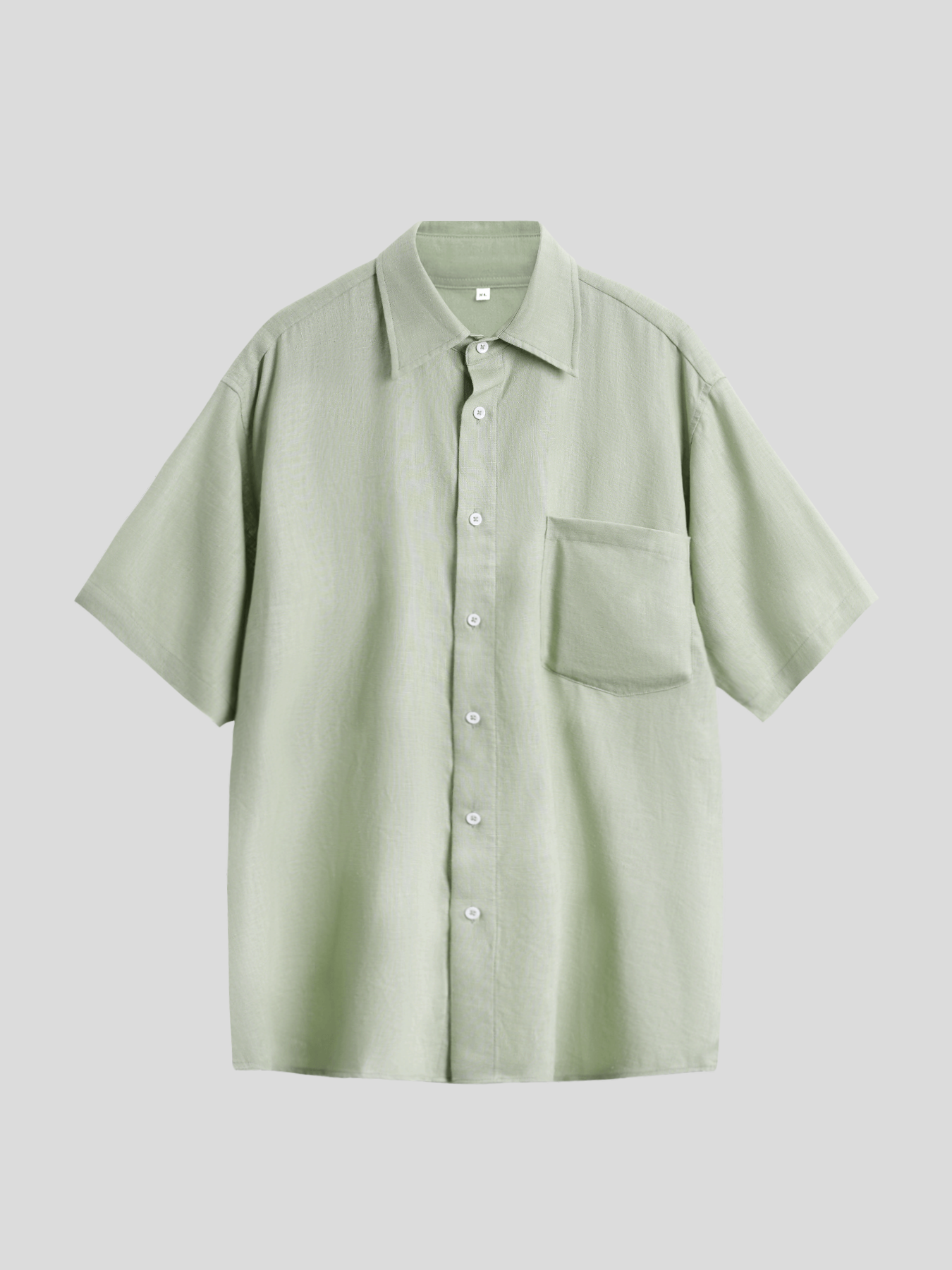 Camisa DreamWear Italian de lino de manga corta