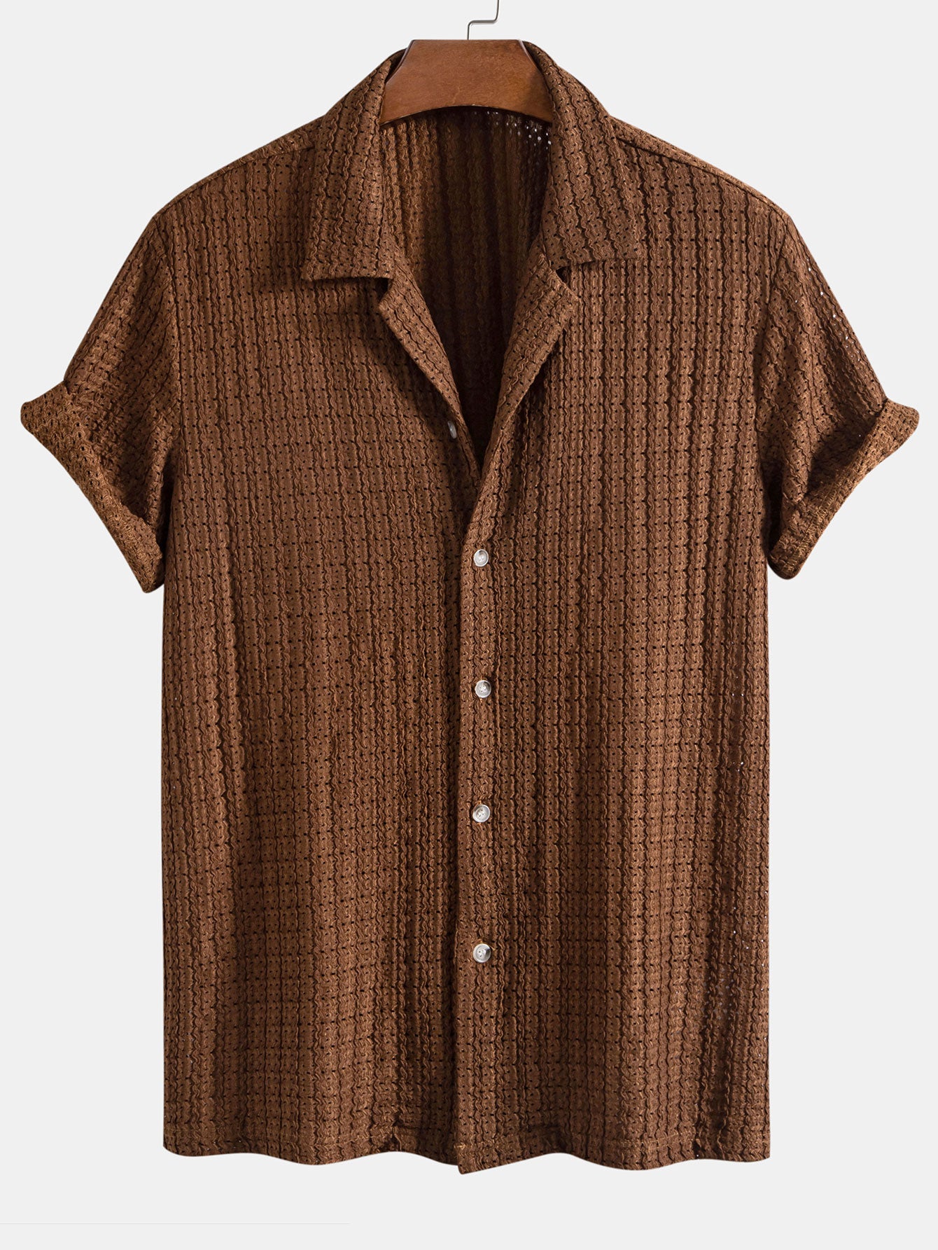 Camisa Texture Jacquard Cuban