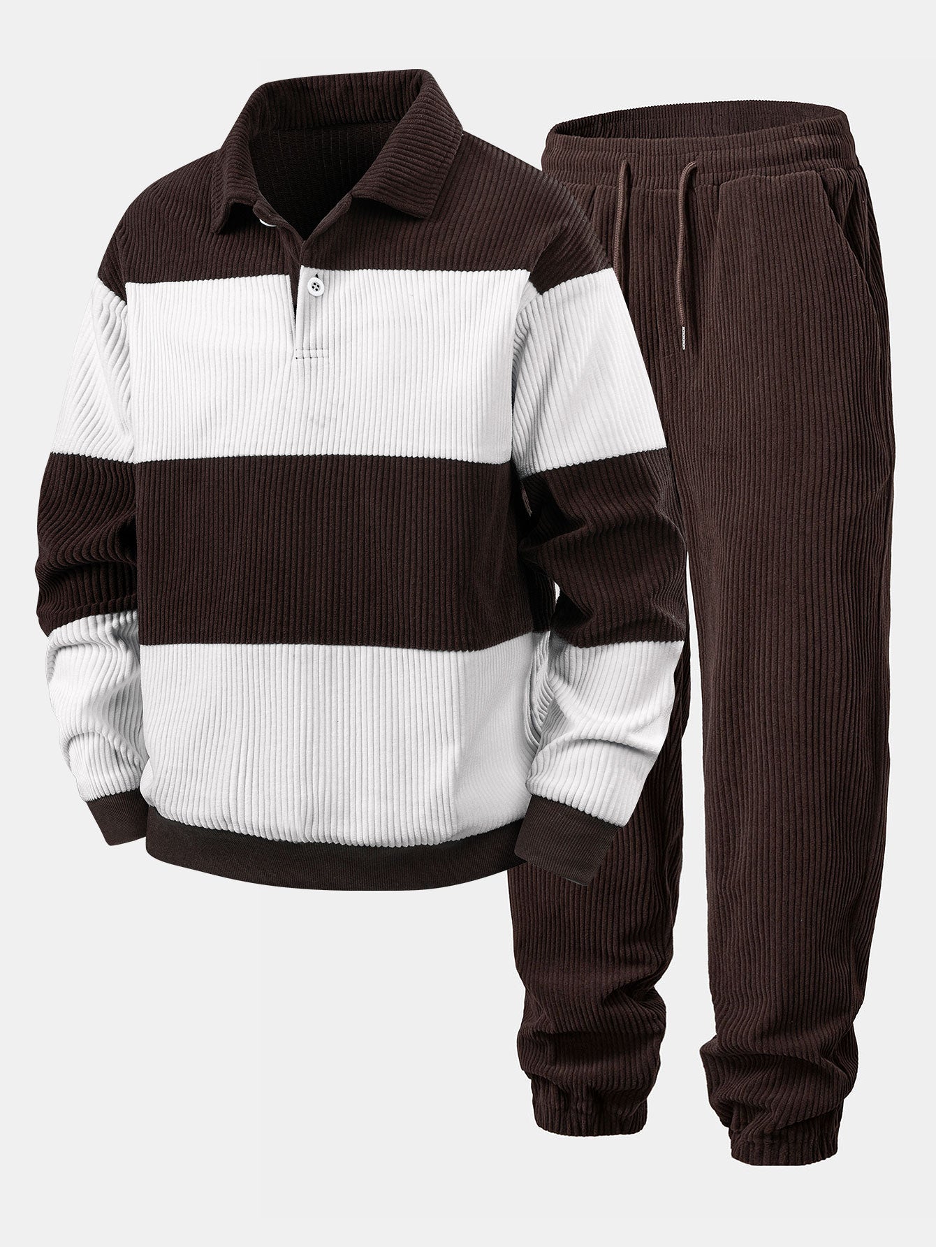 Sudadera Contrast Corduroy Polo & Corduroy Jogger pantalón