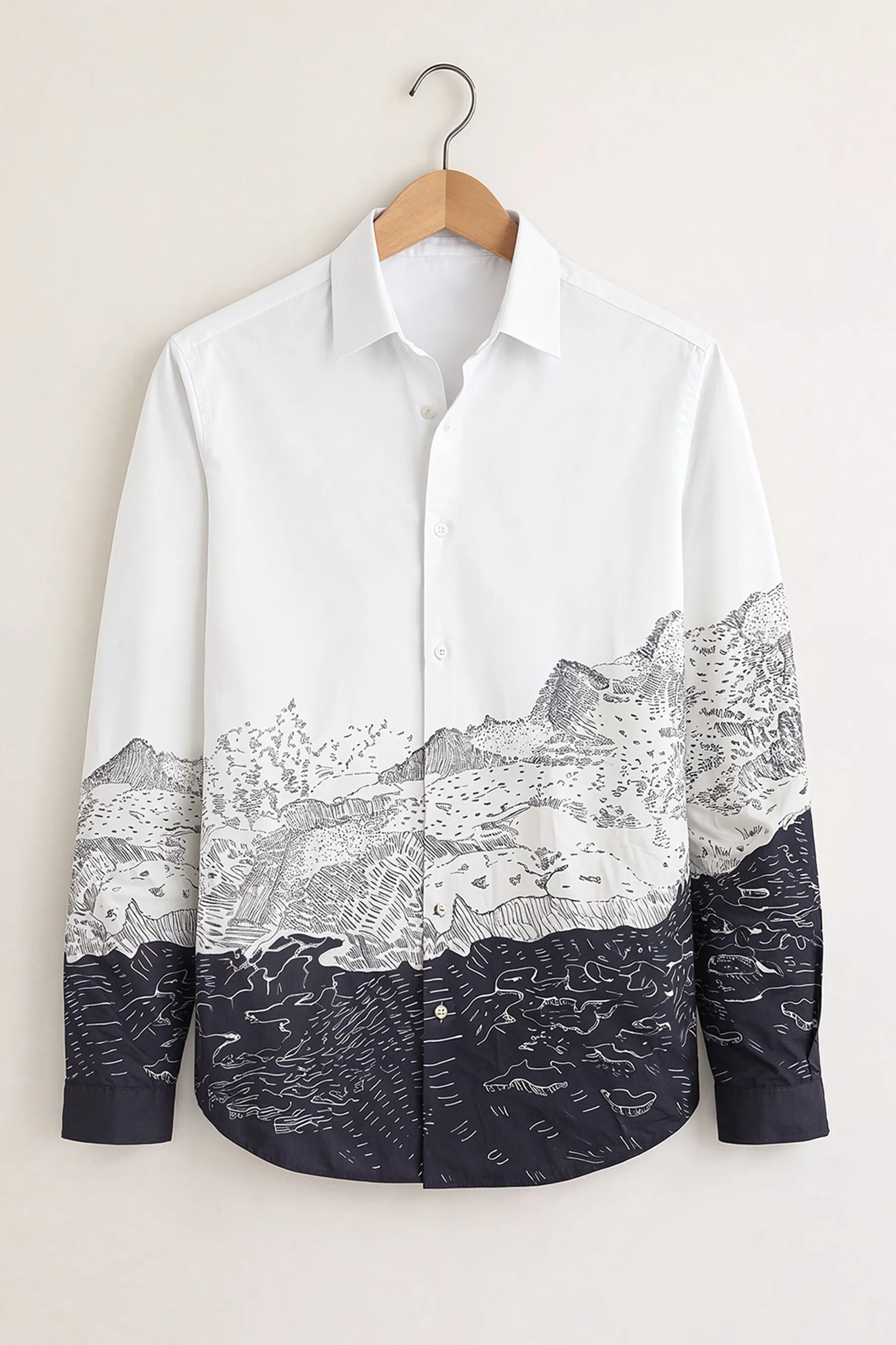 Mountain Horizon Princamiseta – White