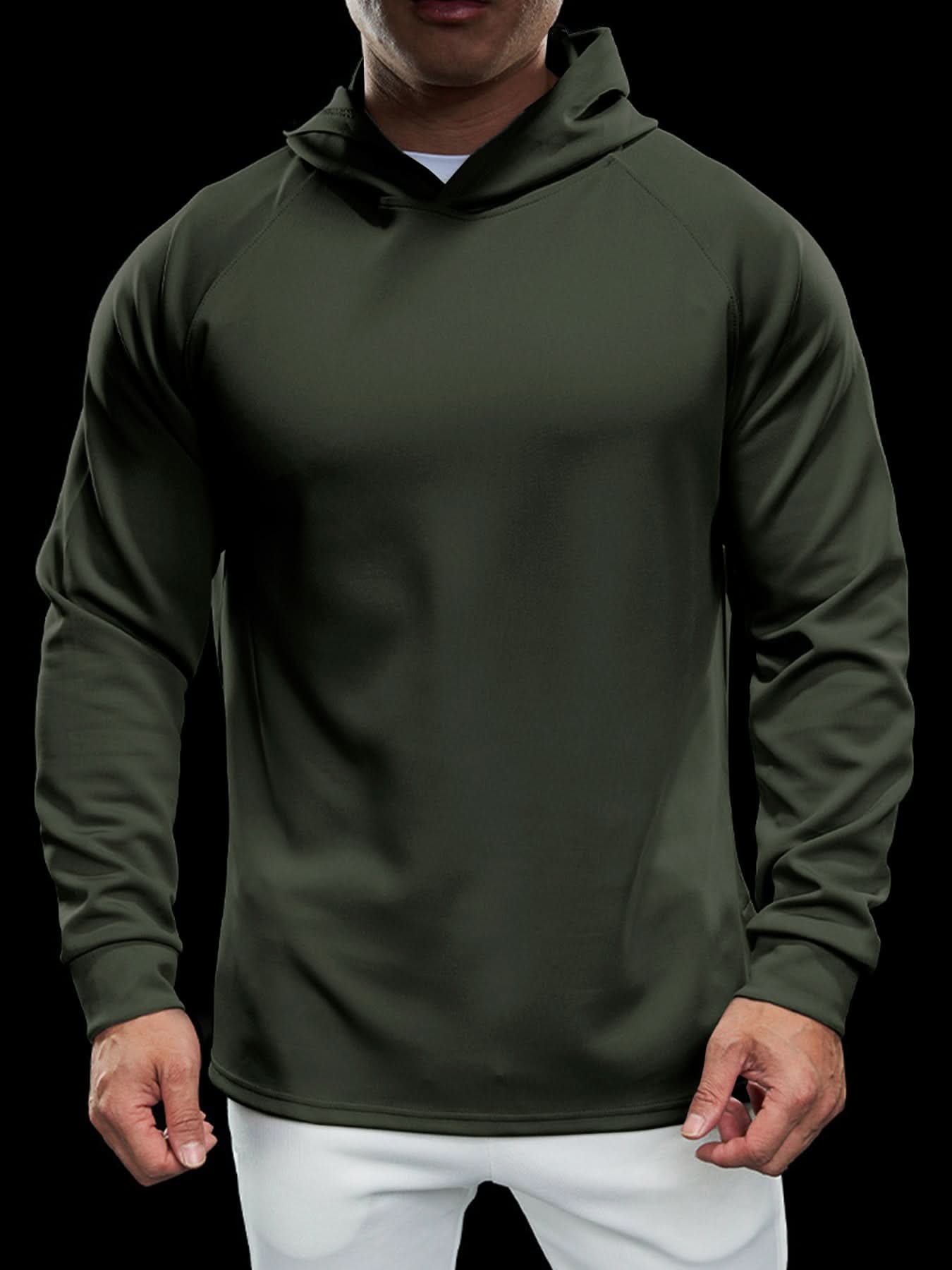 Sudadera Smoothblend Split Hem con gorrasucha