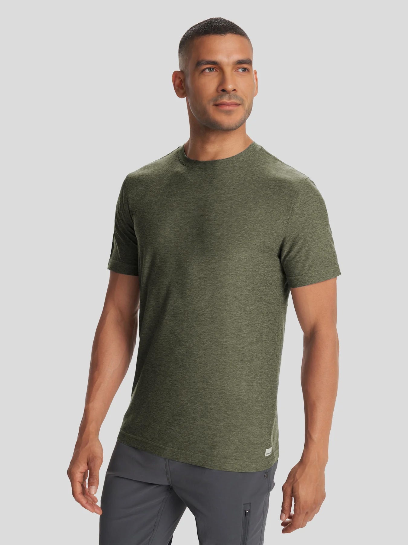 Velou cuello redondo Tee