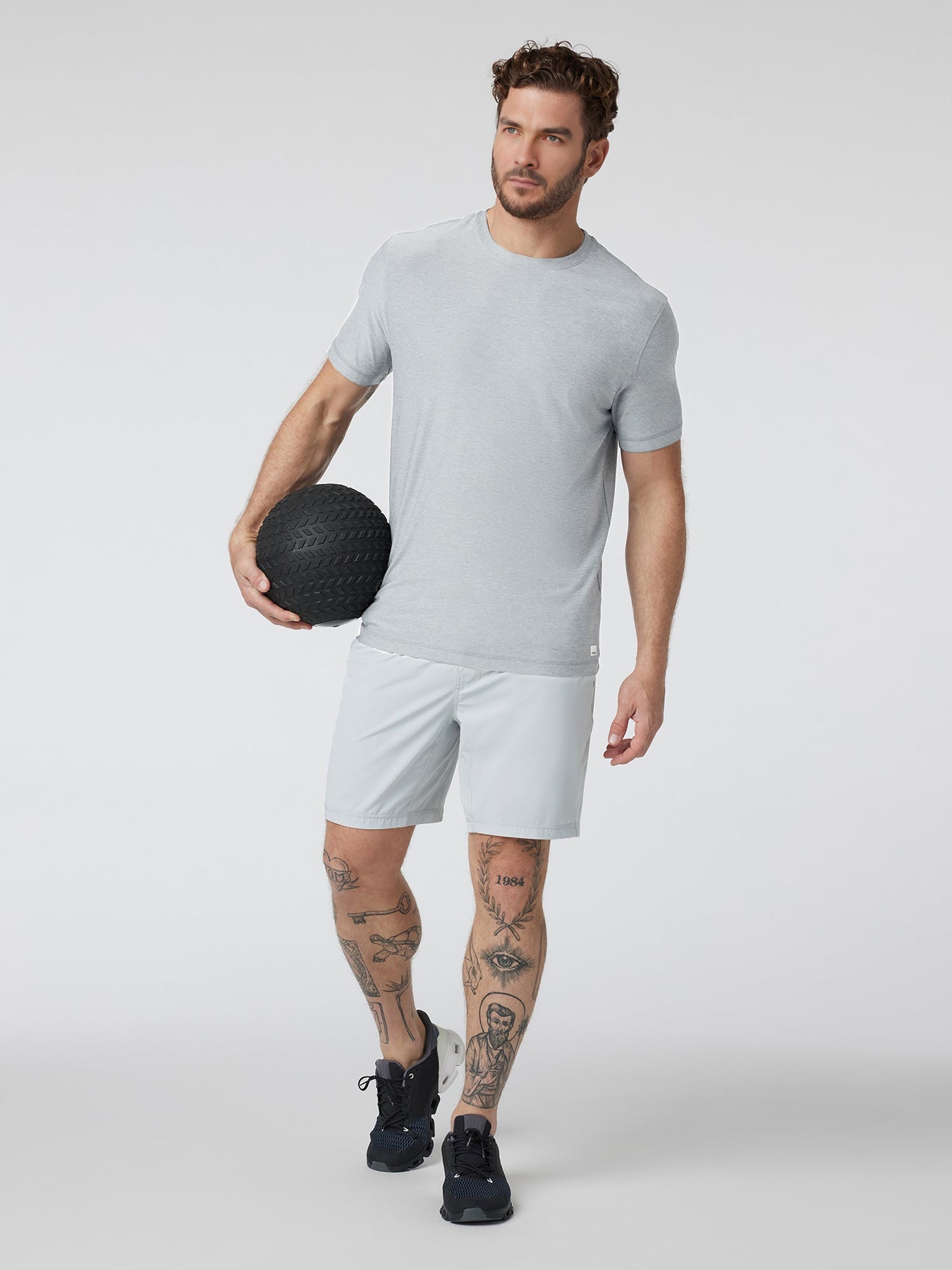 Velou cuello redondo Tee