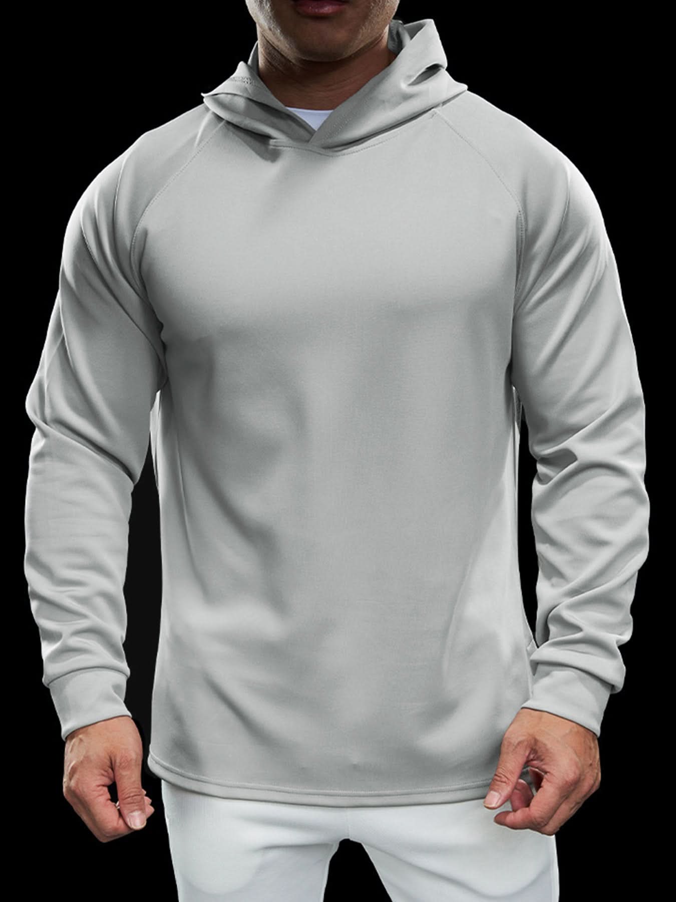 Sudadera Smoothblend Split Hem con gorrasucha
