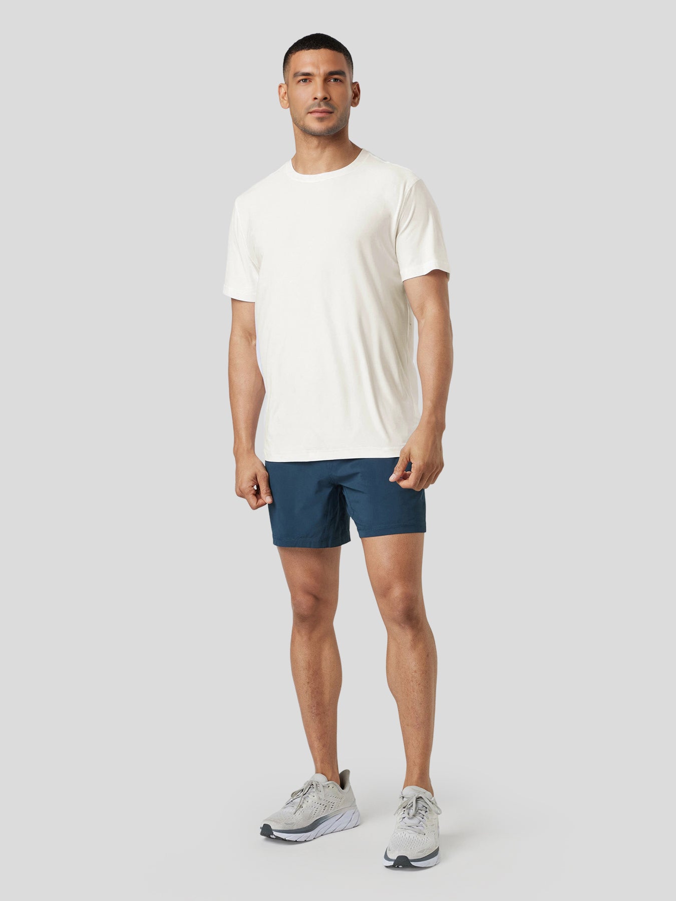 Velou cuello redondo Tee