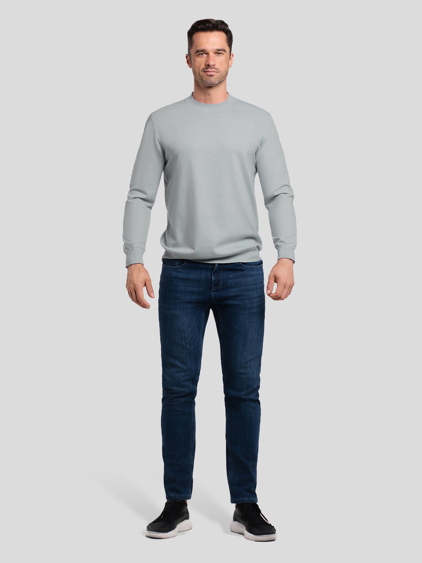 Gentletejido cuello redondo Sweater