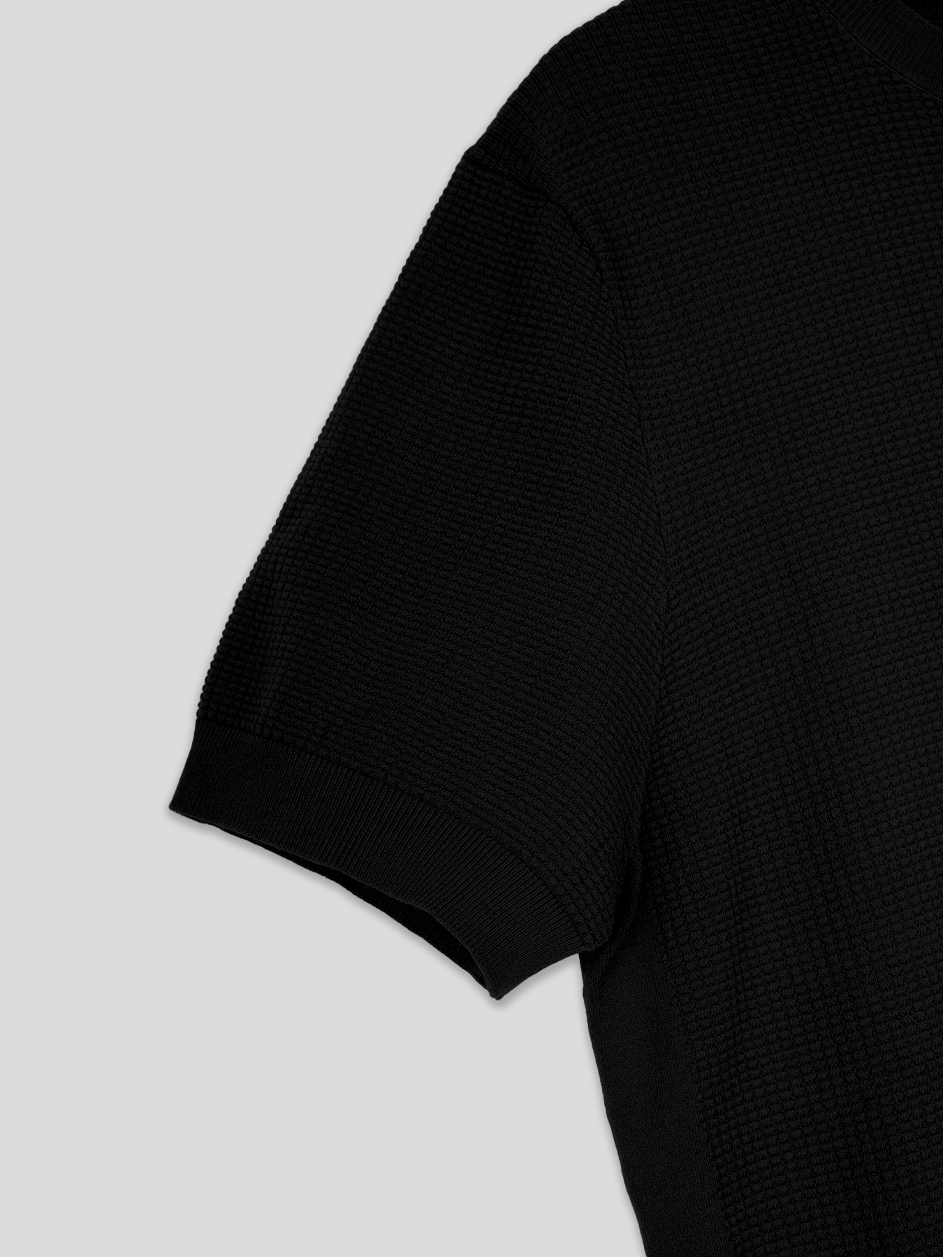 Camiseta Gentletejido Honeycomb de manga corta tejidoted