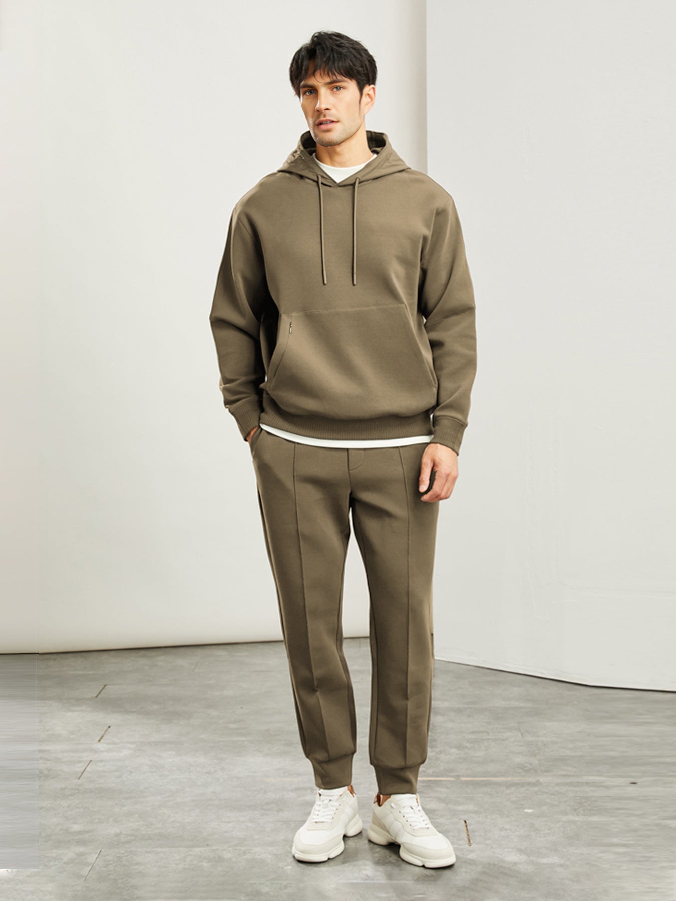 Sudadera CozySpacer Kangaroo bolsillo con gorrasucha