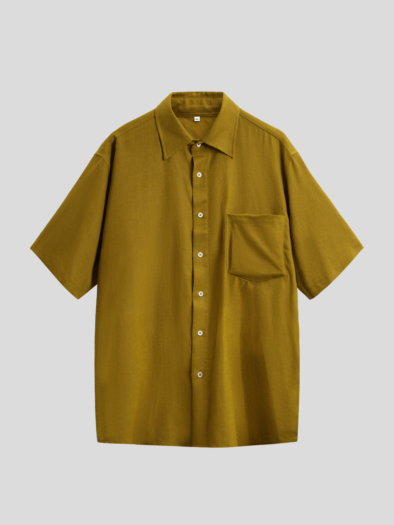 Camisa DreamWear Italian de lino de manga corta