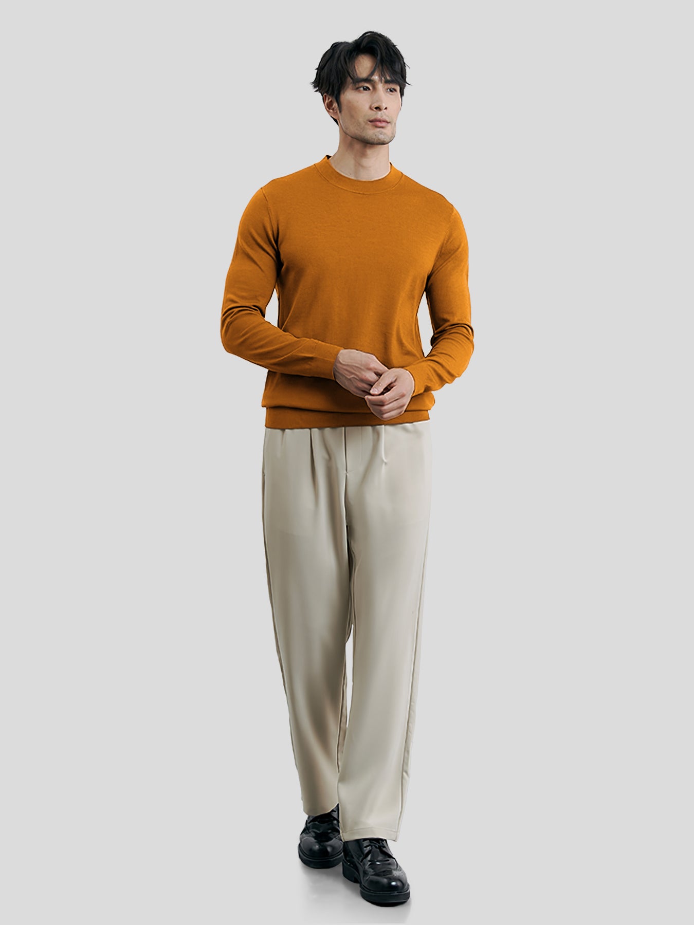 Gentletejido cuello redondo Sweater