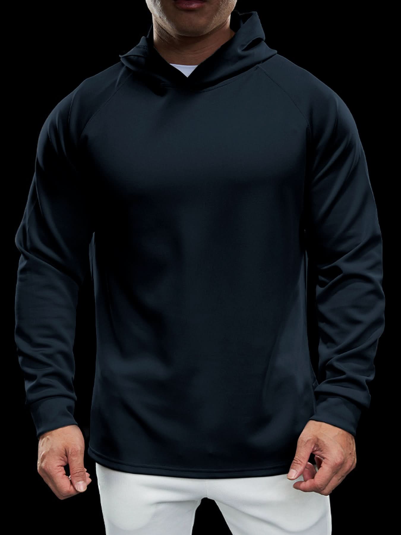 Sudadera Smoothblend Split Hem con gorrasucha