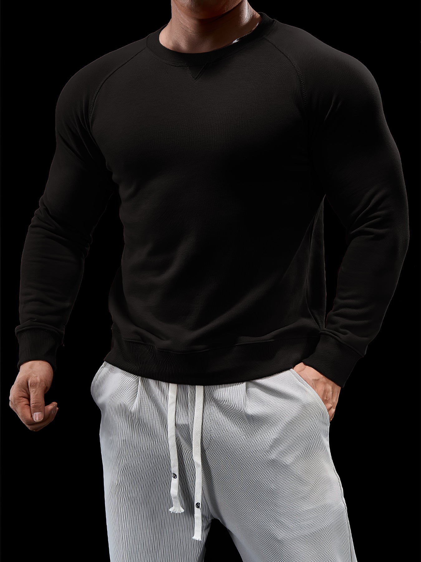 Sudadera CozySpacer cuello redondo