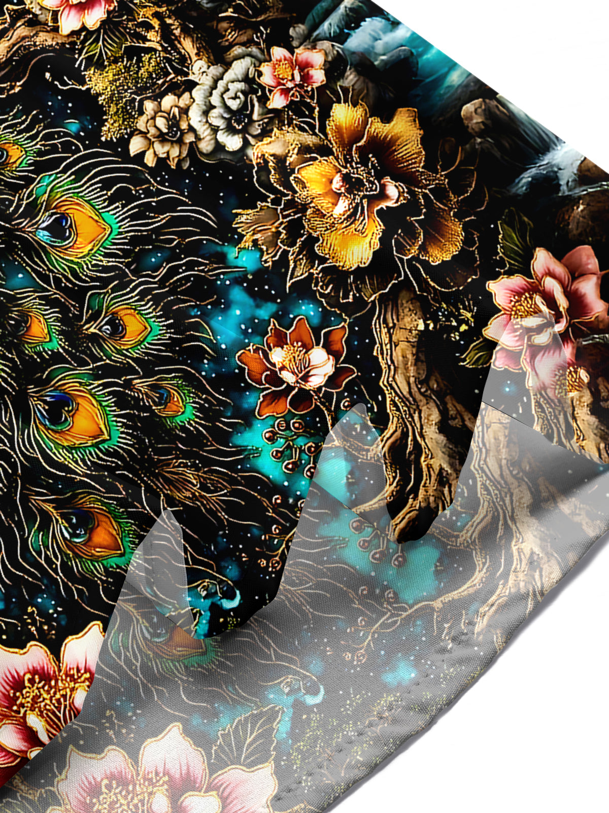 Peacock para hombre Pocket de manga corta camisas