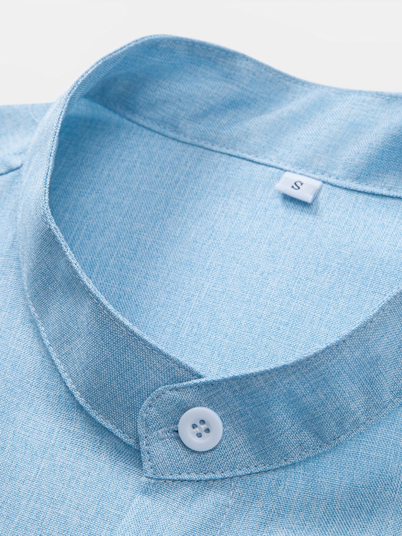 Camisa Contrast Pocket Stand Collar