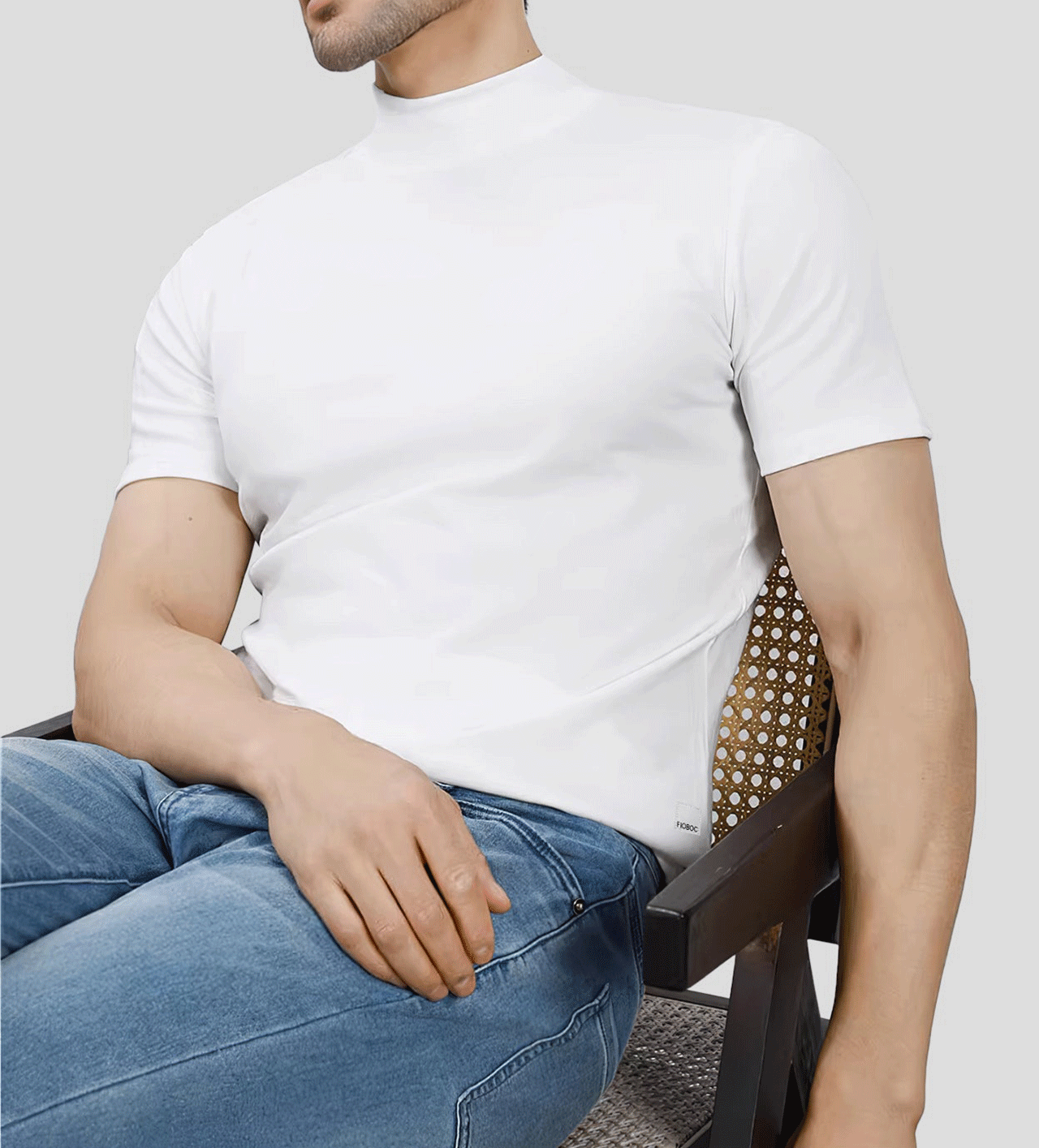 StayCool 2.0 Mock Neck de manga corta Tee
