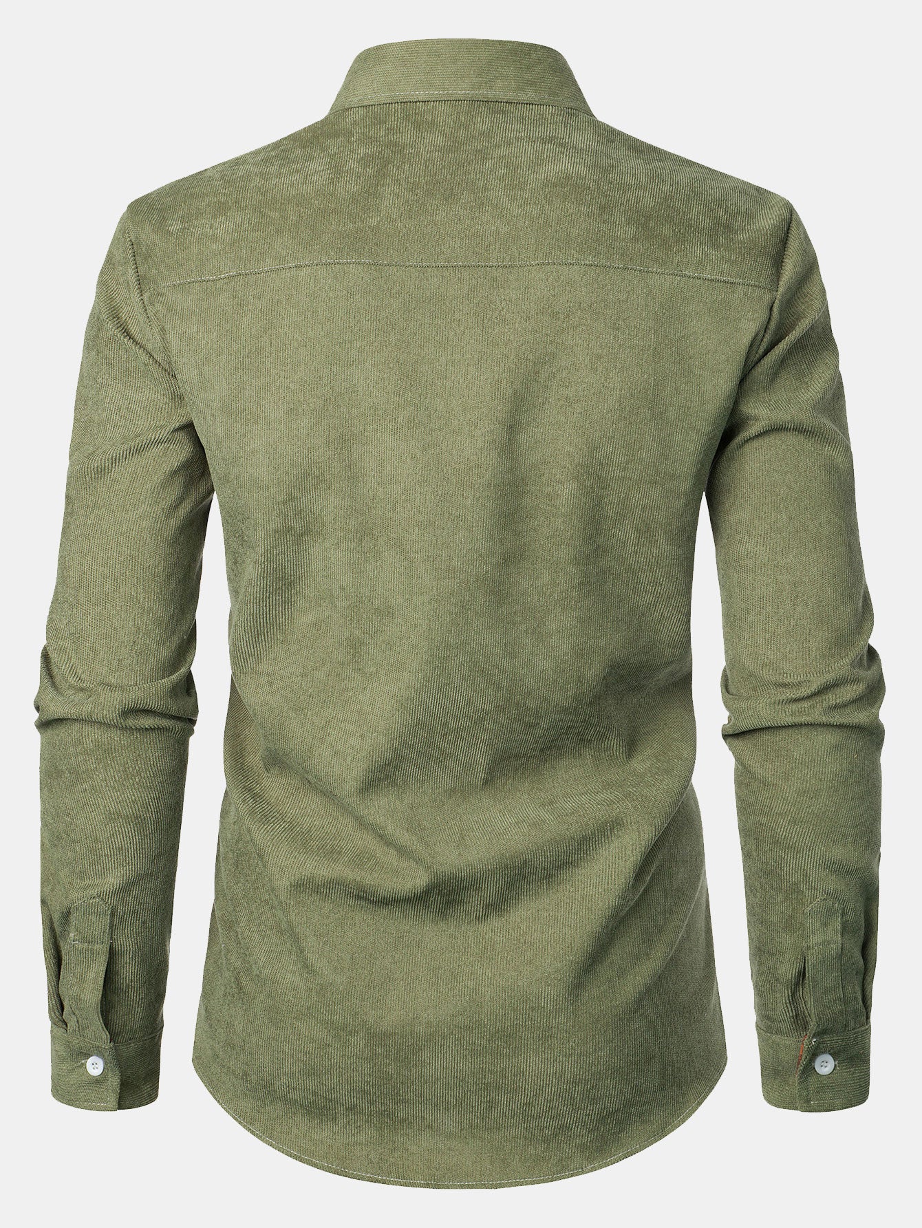 Camisa Corduroy a cuadros Panel Button Up