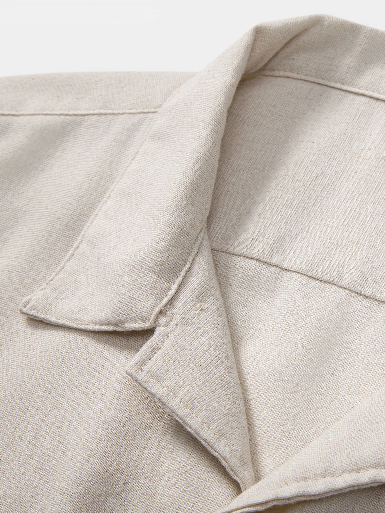 Camisa de lino Cuban With Pockets