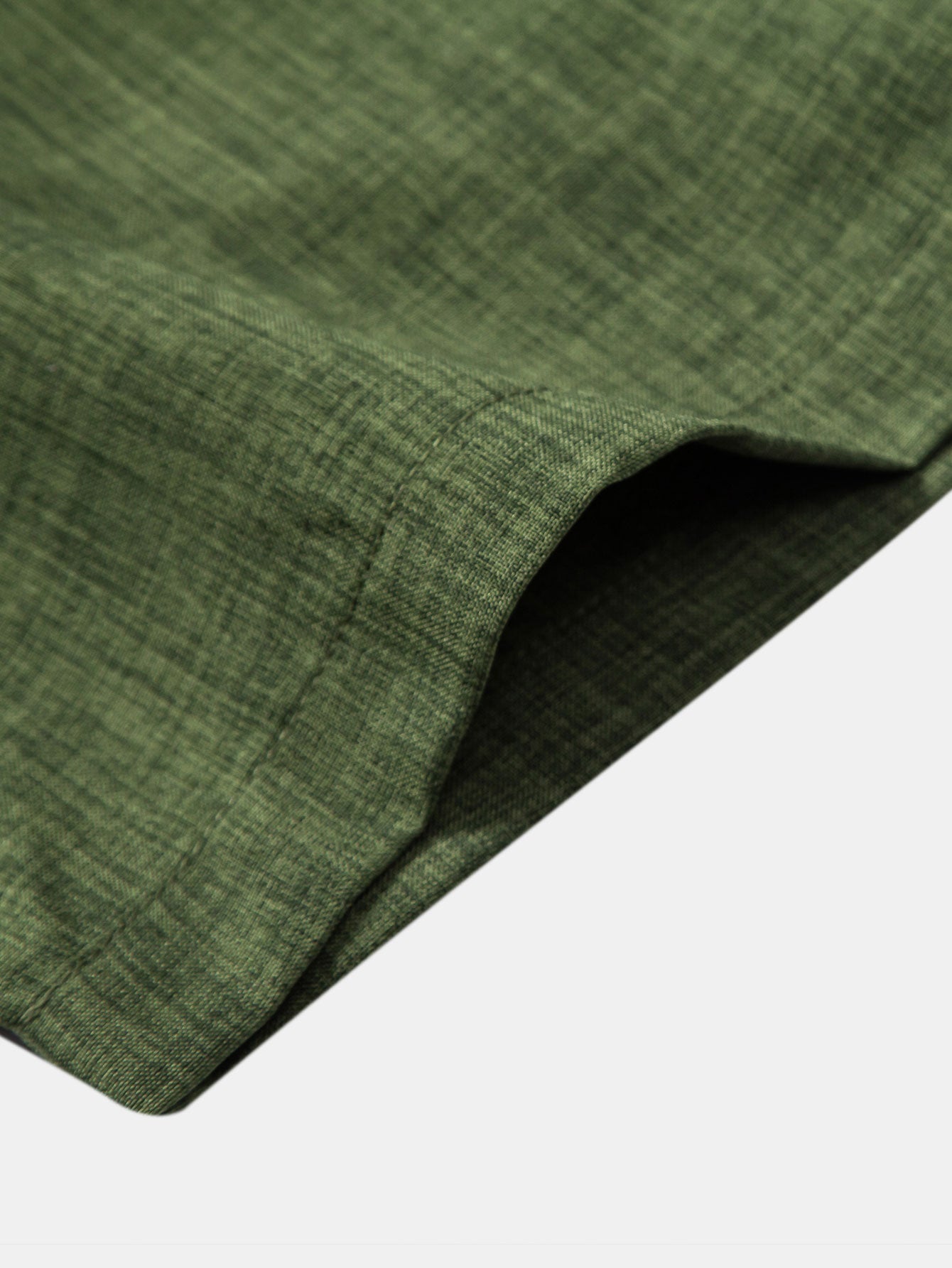 Camisa de manga corta Stand Collar