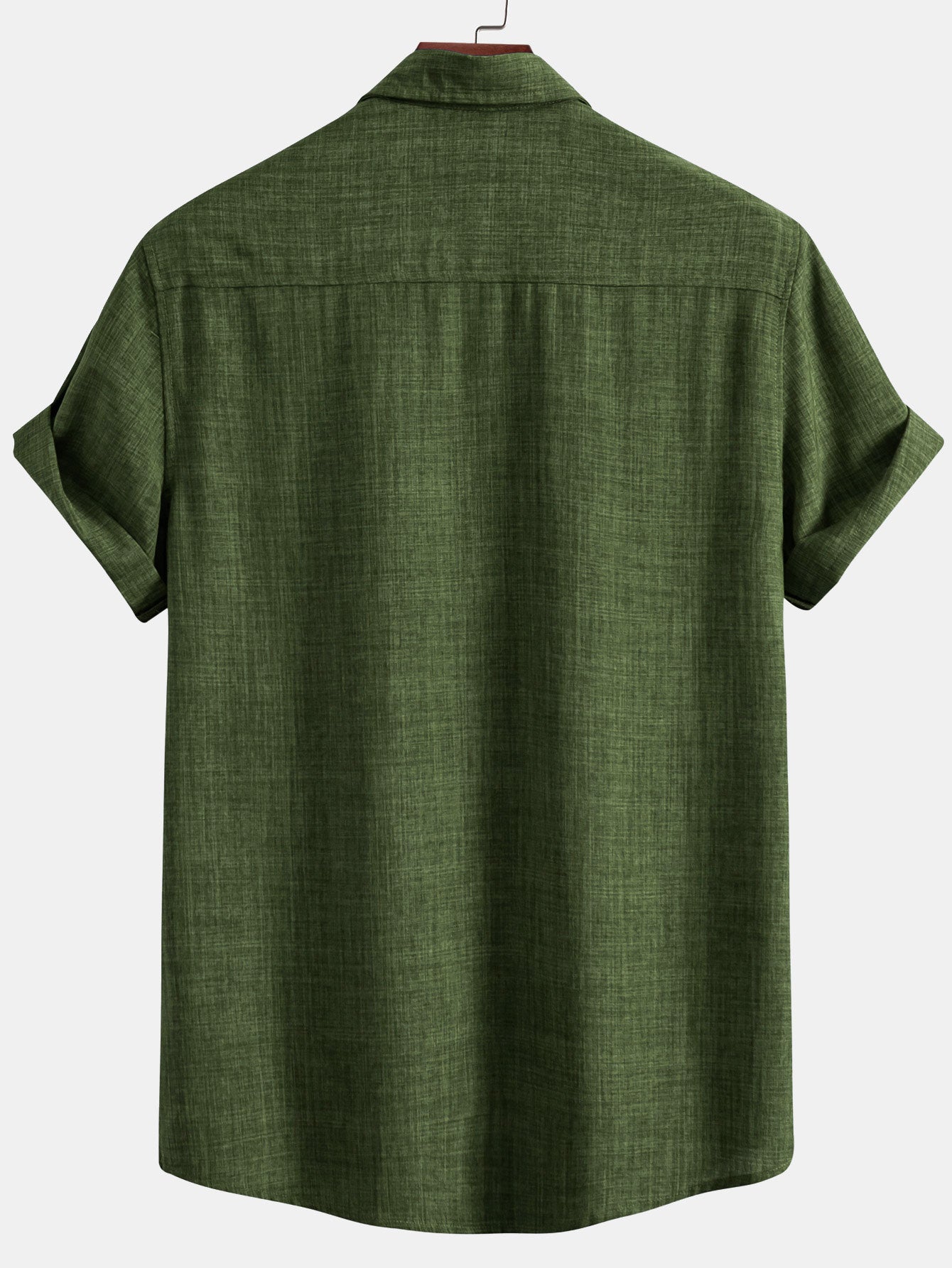 Camisa Textured Button Up With Two Pockets