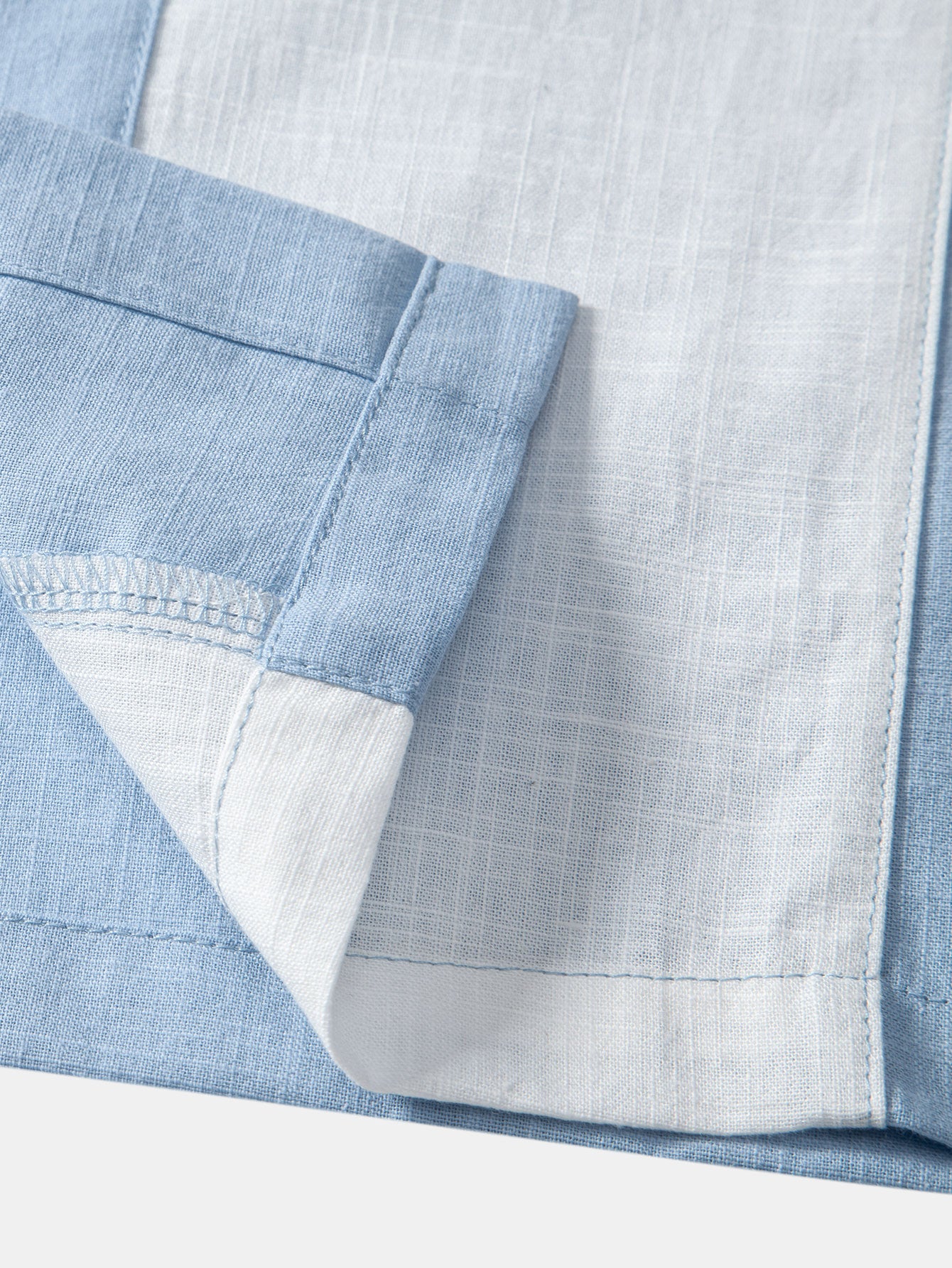 Camisa de lino Look Patchpara trabajo Bowling
