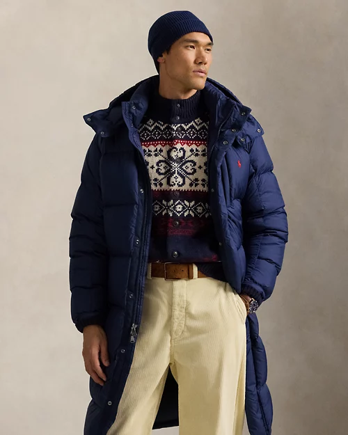 Abrigo de plumas con capucha para hombre - vista 3