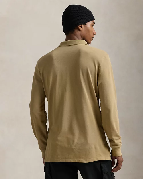 Camisa polo deportiva de malla de corte clásico para hombre - vista 4