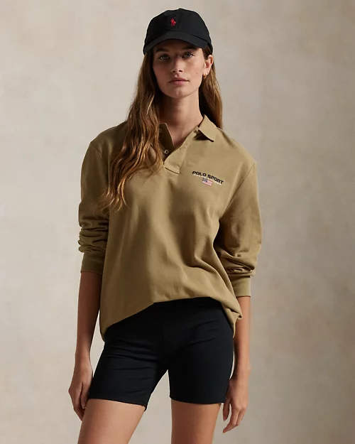Camisa polo deportiva de malla de corte clásico para hombre - vista 5