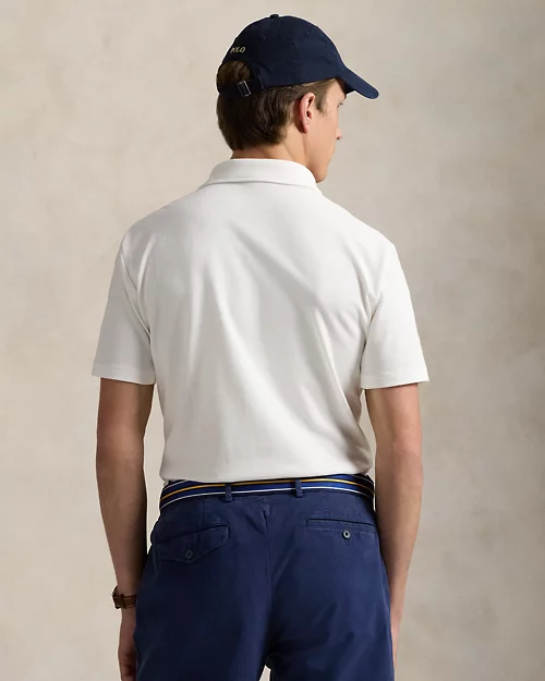 Camisa polo de malla con diseño de oso y ajustado personalizada para hombre - vista 4