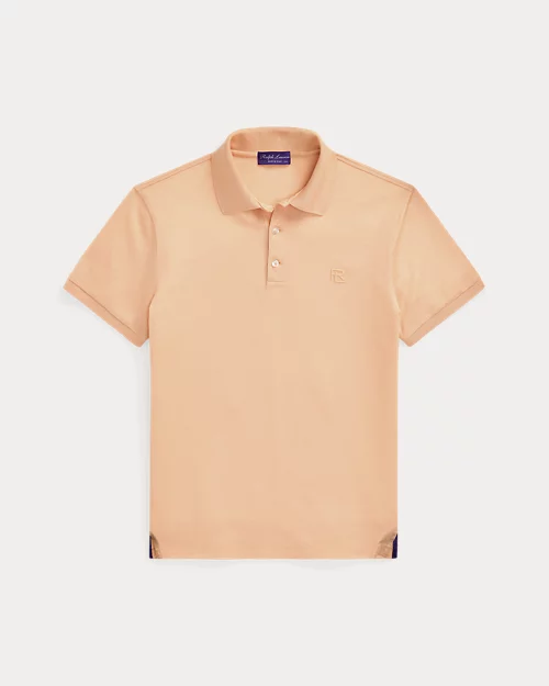 Camisa polo de piqué de corte entallado personalizada para hombre - vista 2
