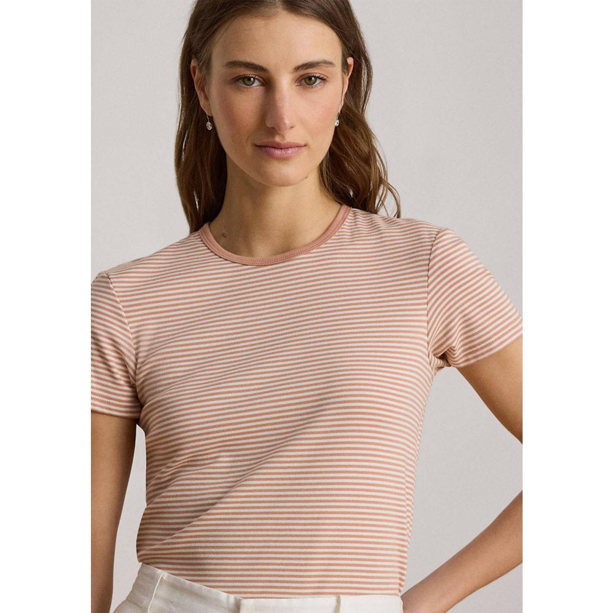 Striped Rib-Knit Stretch Cotton Shirt - 3