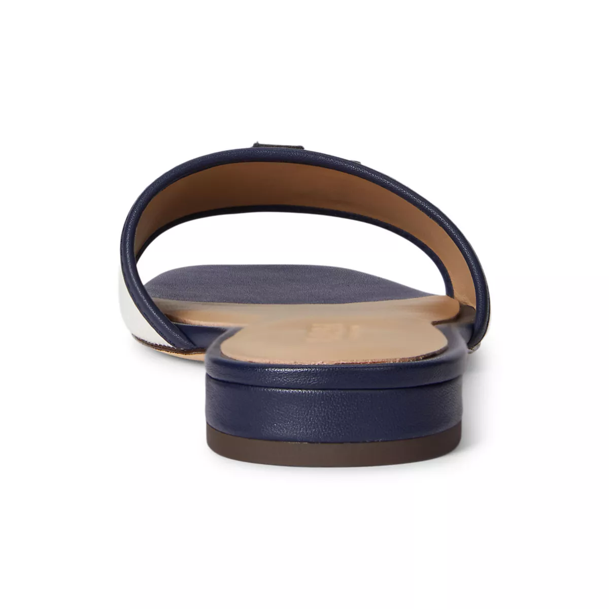 Everley Leather-Trim Canvas Slide Sandal - 3