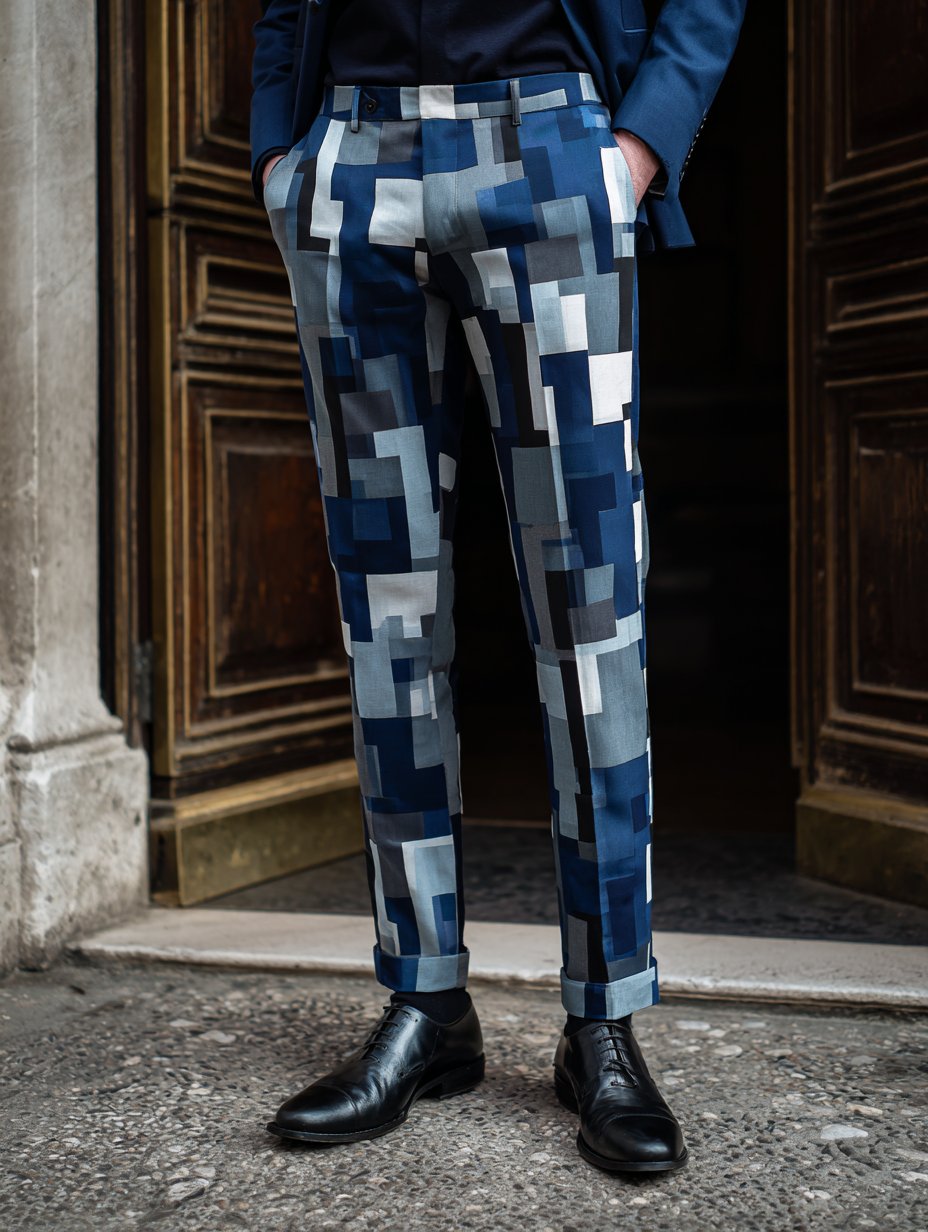 Casual de lujo Suit Trousers para hombre