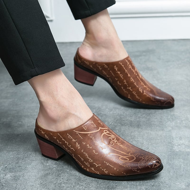 Zapatos casual British Trendy cuero para hombre