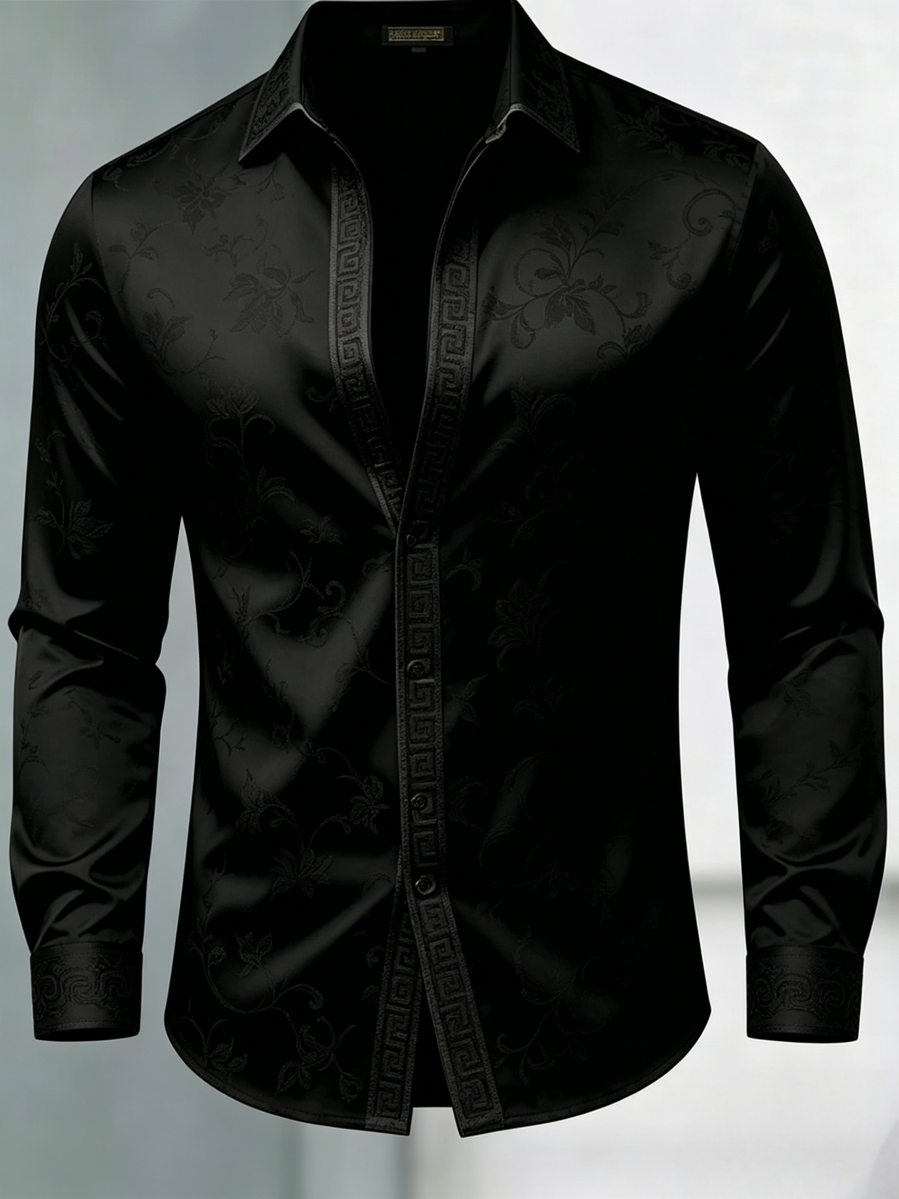 Camisa de lujo Gorgeous de manga larga para hombre