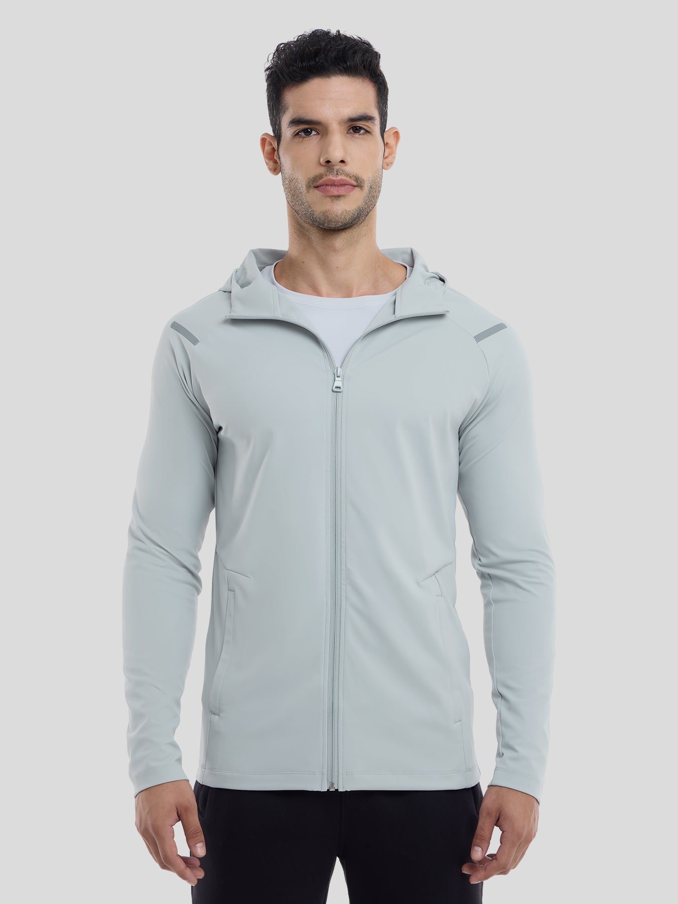 Chaqueta SmoothBlend Quick Dry Sports Fitness Hooded