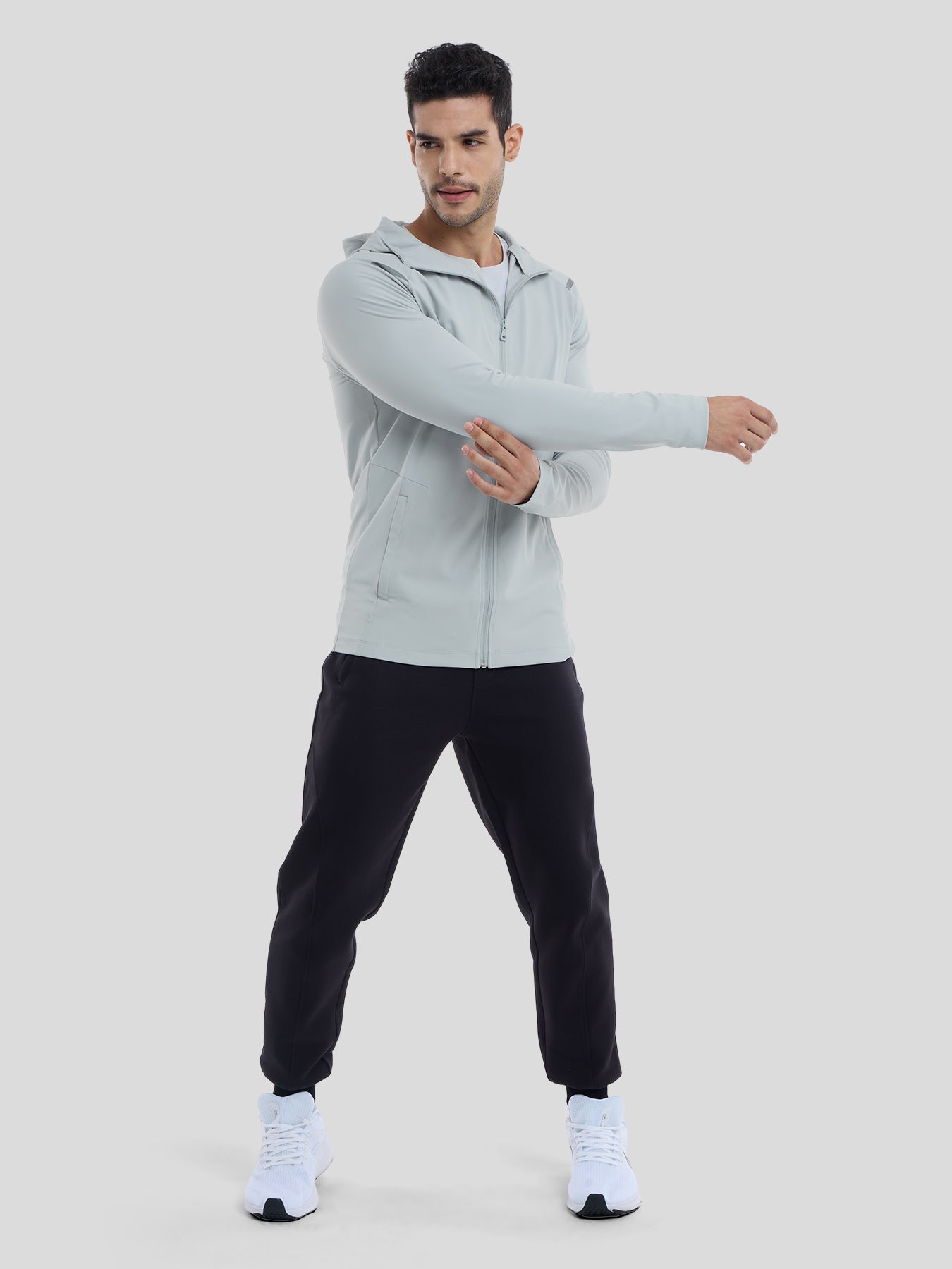Chaqueta SmoothBlend Quick Dry Sports Fitness Hooded
