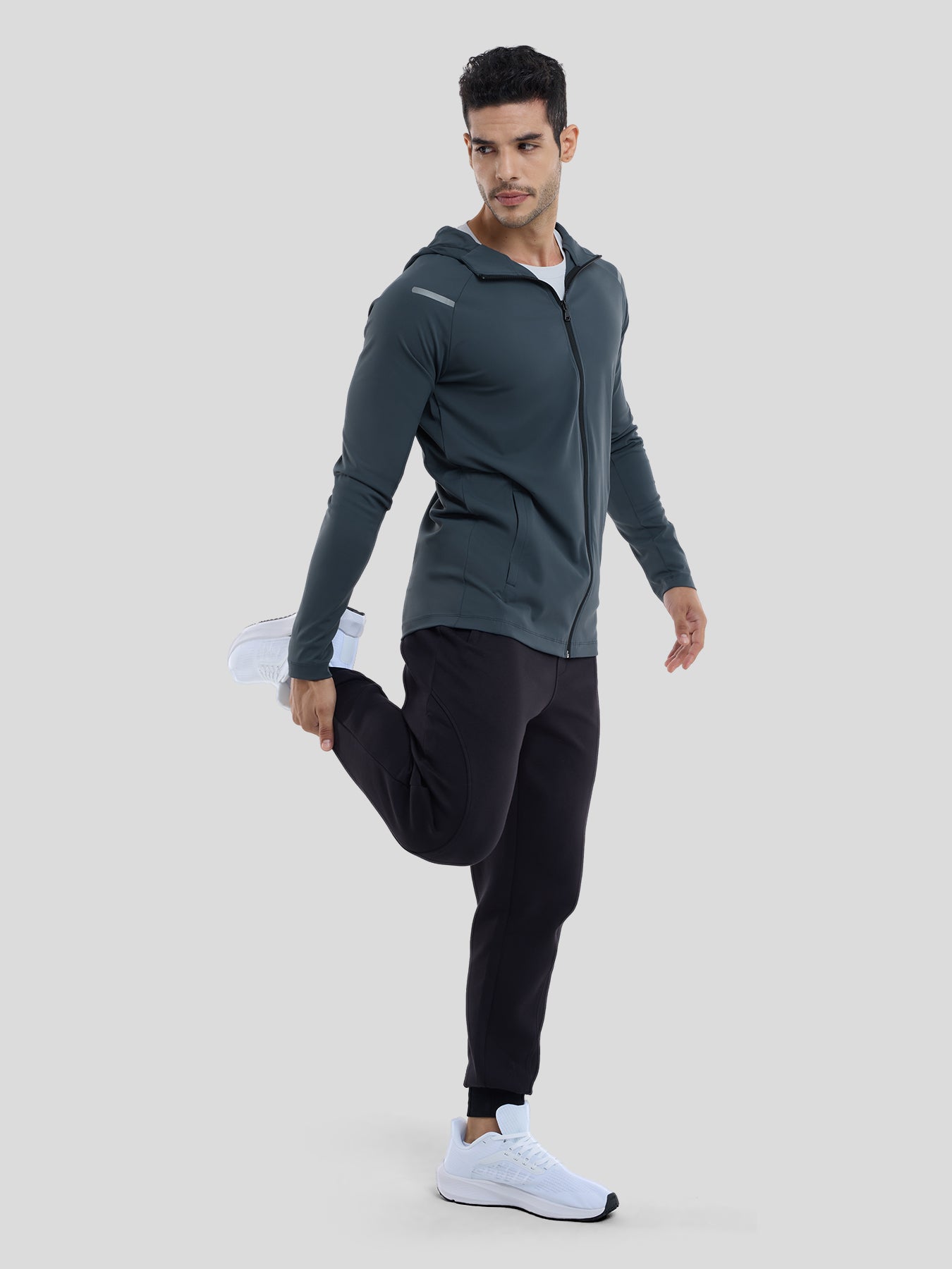 Chaqueta SmoothBlend Quick Dry Sports Fitness Hooded