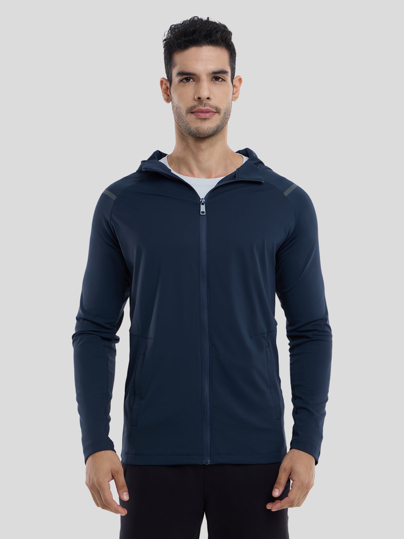 Chaqueta SmoothBlend Quick Dry Sports Fitness Hooded