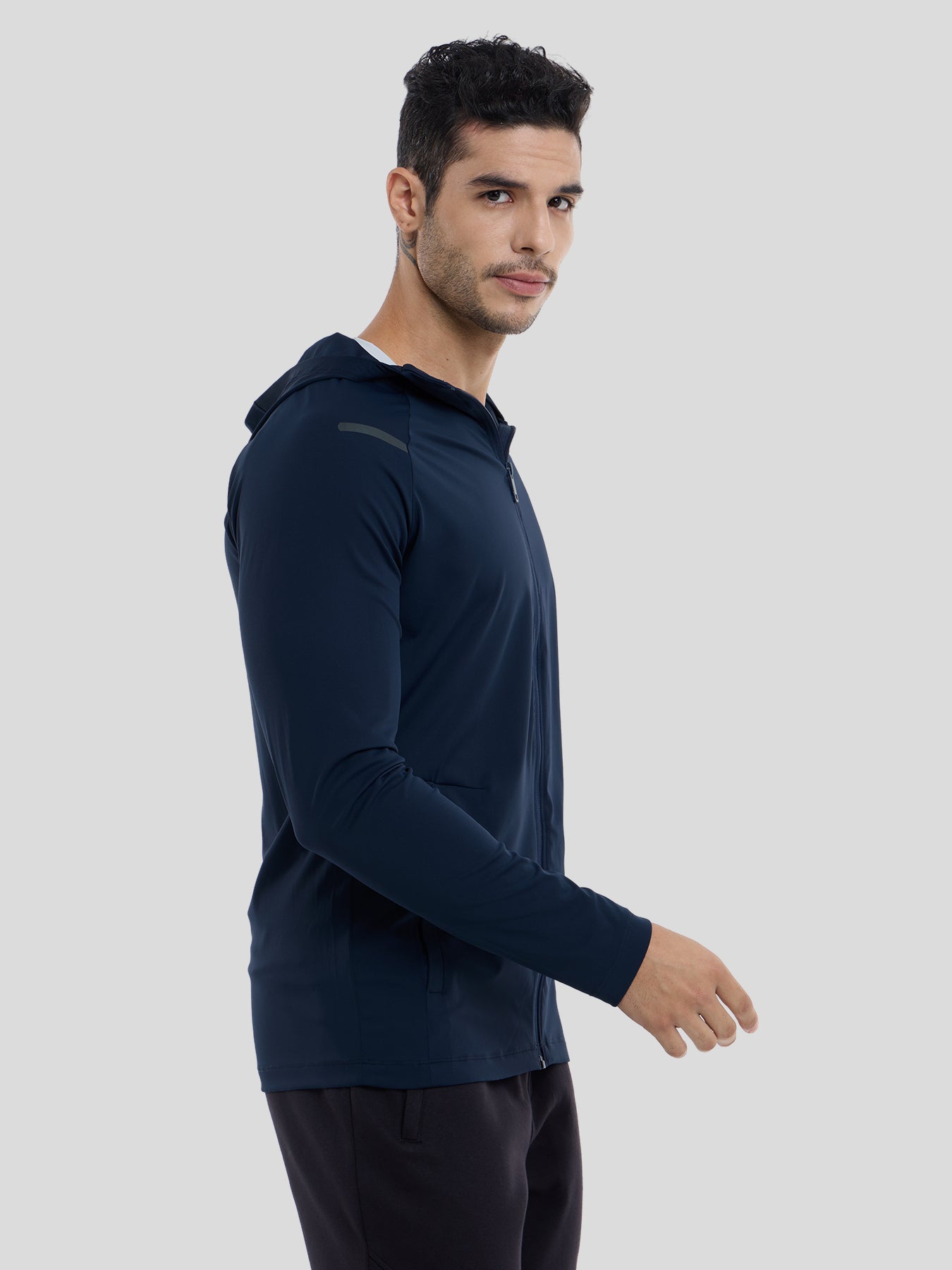 Chaqueta SmoothBlend Quick Dry Sports Fitness Hooded
