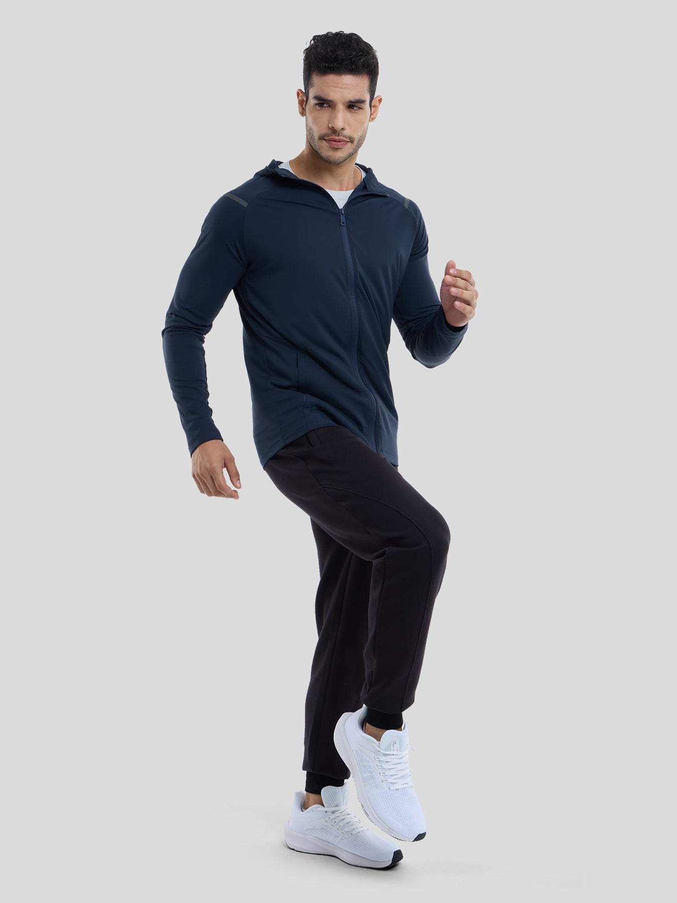 Chaqueta SmoothBlend Quick Dry Sports Fitness Hooded